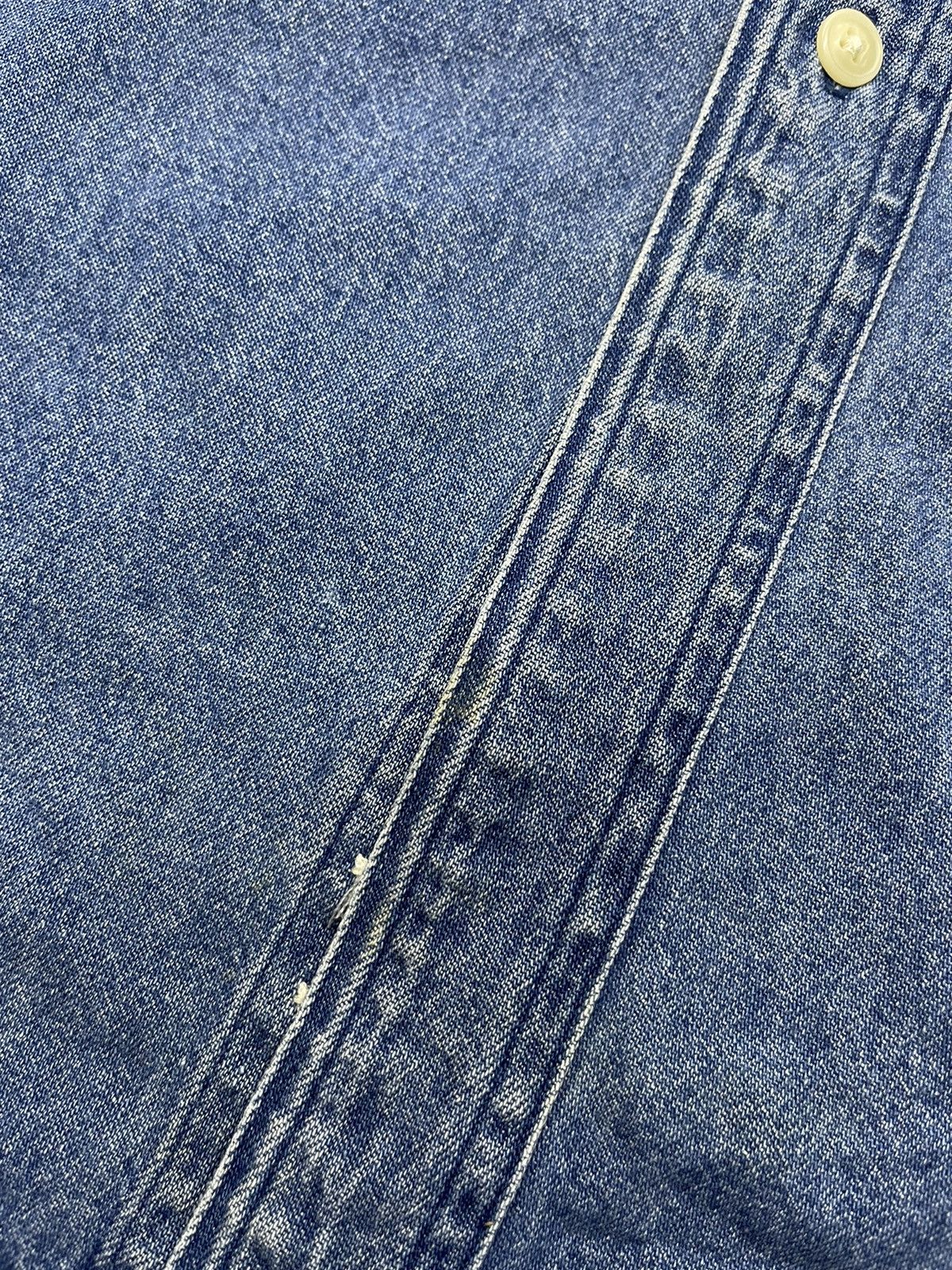 Chaps Ralph Lauren Vintage Ralph Lauren Chaps Denim Shirt Y2K Rugby Size US XL / EU 56 / 4 - 5 Thumbnail