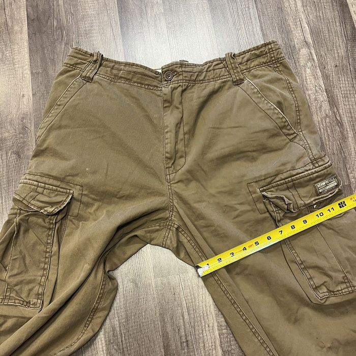 Aeropostale VTG Y2K AEROPOSTALE PARATROOPER MILITARY CARGO PANTS KHAKI
