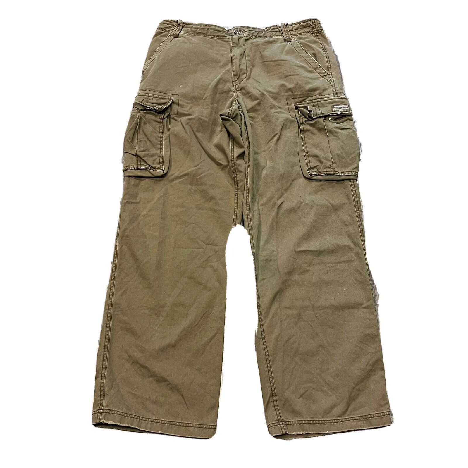 Aeropostale VTG Y2K AEROPOSTALE PARATROOPER MILITARY CARGO PANTS KHAKI