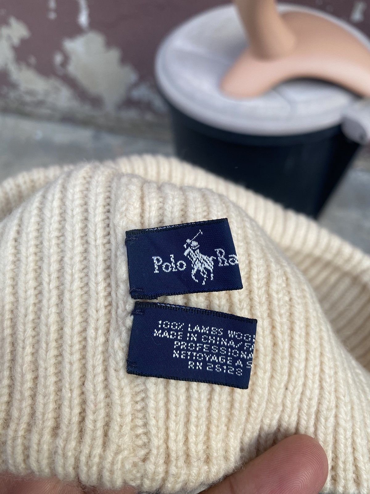 Polo Ralph Lauren Vintage Polo Ralph Lauren Small Pony Lambswool Beanie Hat Size ONE SIZE - 3 Thumbnail