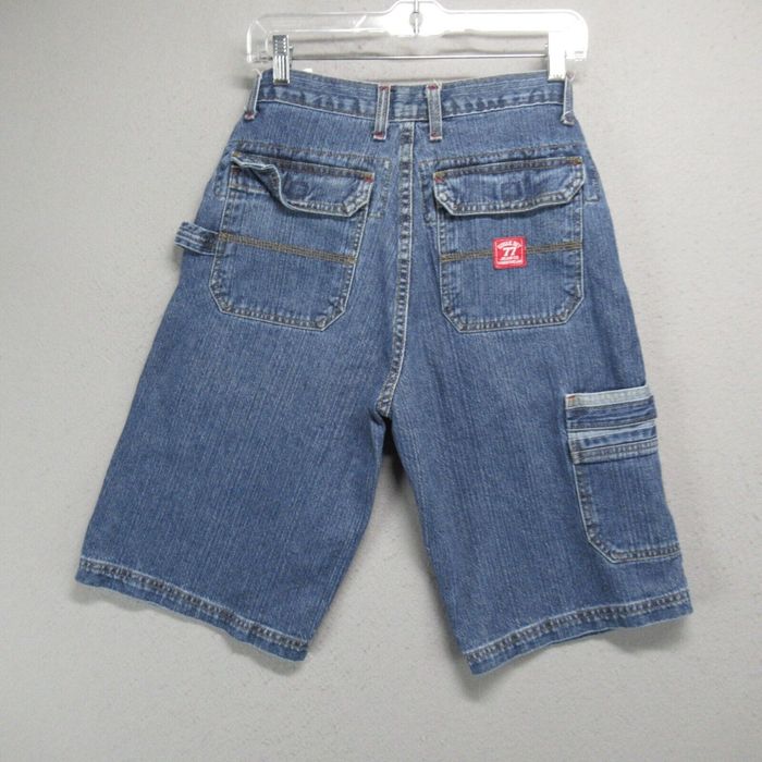 Bugle Boy Vintage Bugle Boy Jean Shorts Mens 30 Blue 90s Carpenter Flap ...