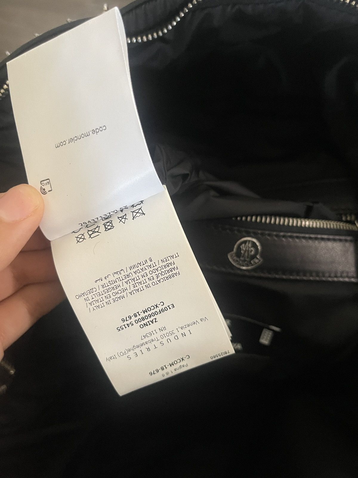 Moncler × Noir Kei Ninomiya Moncler x Noir Backpack Size ONE SIZE - 6 Thumbnail