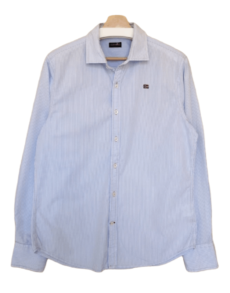 Napapijri NAPAPIJRI Slim Fit Stripe Shirt Size US L / EU 52-54 / 3 - 1 Thumbnail