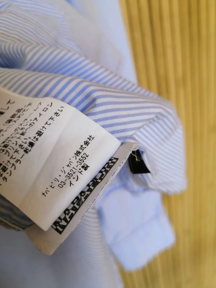 Napapijri NAPAPIJRI Slim Fit Stripe Shirt Size US L / EU 52-54 / 3 - 3 Thumbnail