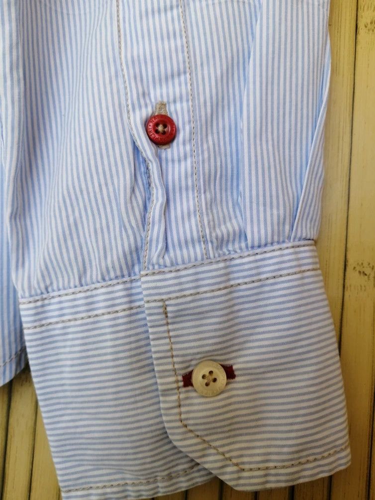 Napapijri NAPAPIJRI Slim Fit Stripe Shirt Size US L / EU 52-54 / 3 - 5 Thumbnail