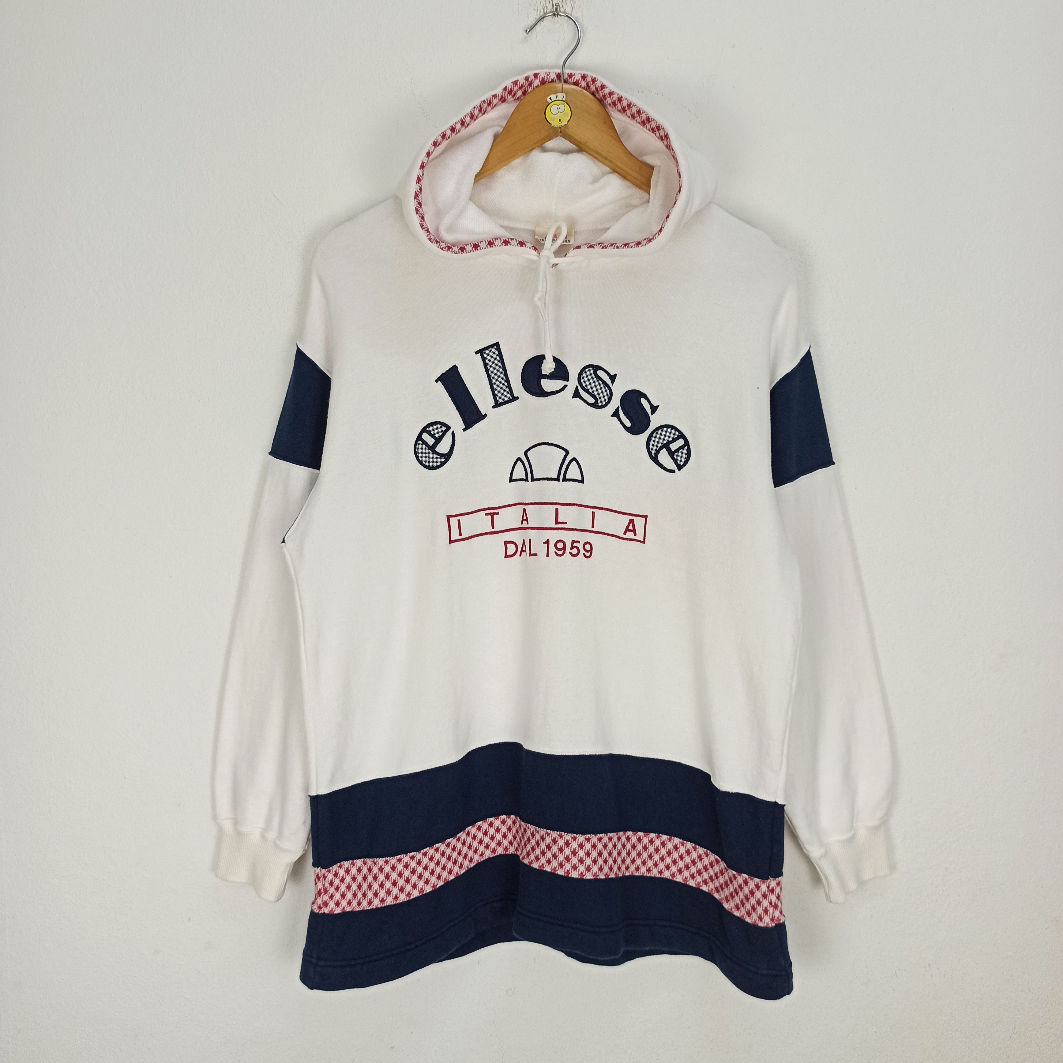Ellesse Vintage Ellesse Hoodie Big Logo Embroidered Size US L / EU 52-54 / 3 - 1 Thumbnail