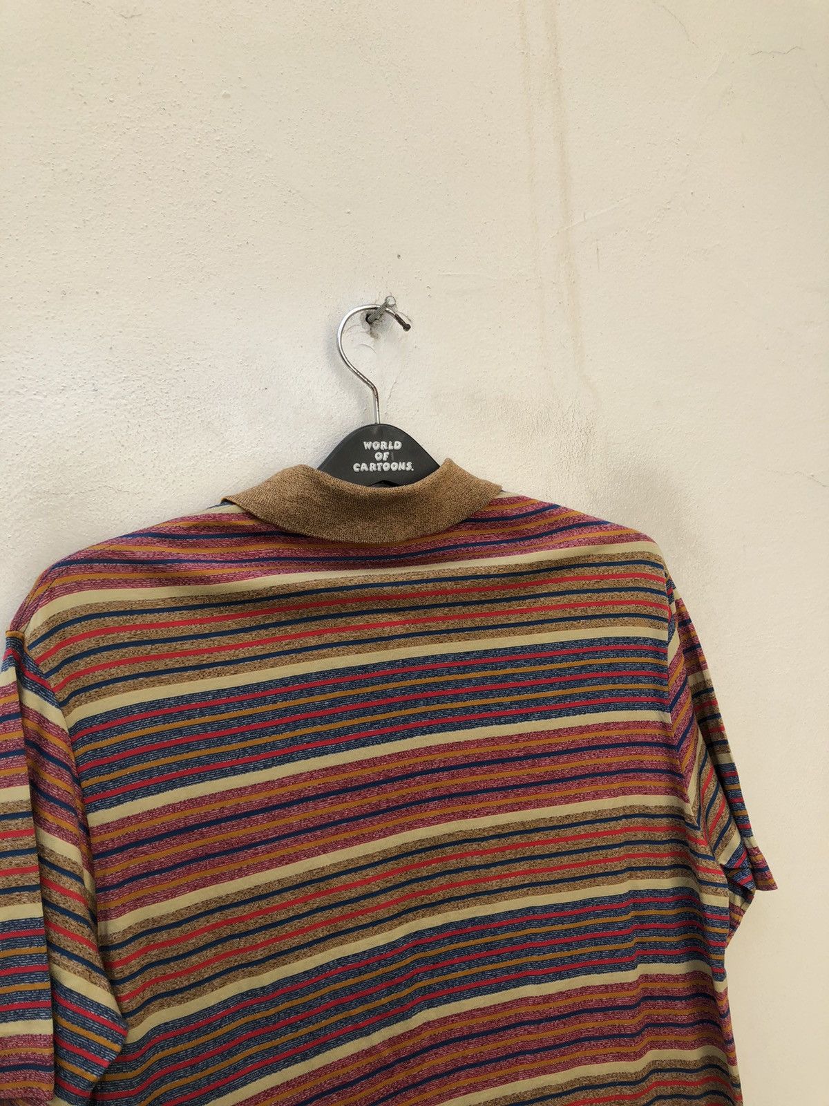 Missoni Vintage Missoni Sport Italy Striped Polo Shirt Size US S / EU 44-46 / 1 - 12 Thumbnail
