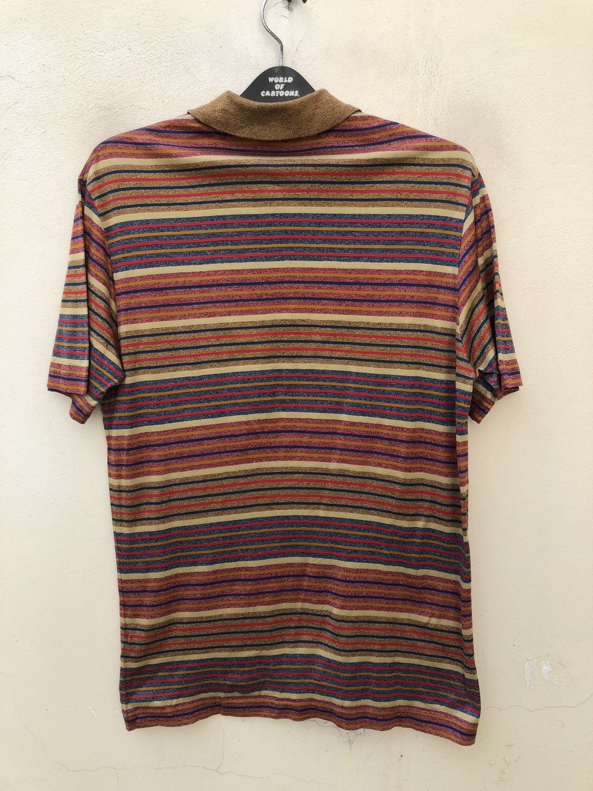 Missoni Vintage Missoni Sport Italy Striped Polo Shirt Size US S / EU 44-46 / 1 - 11 Thumbnail