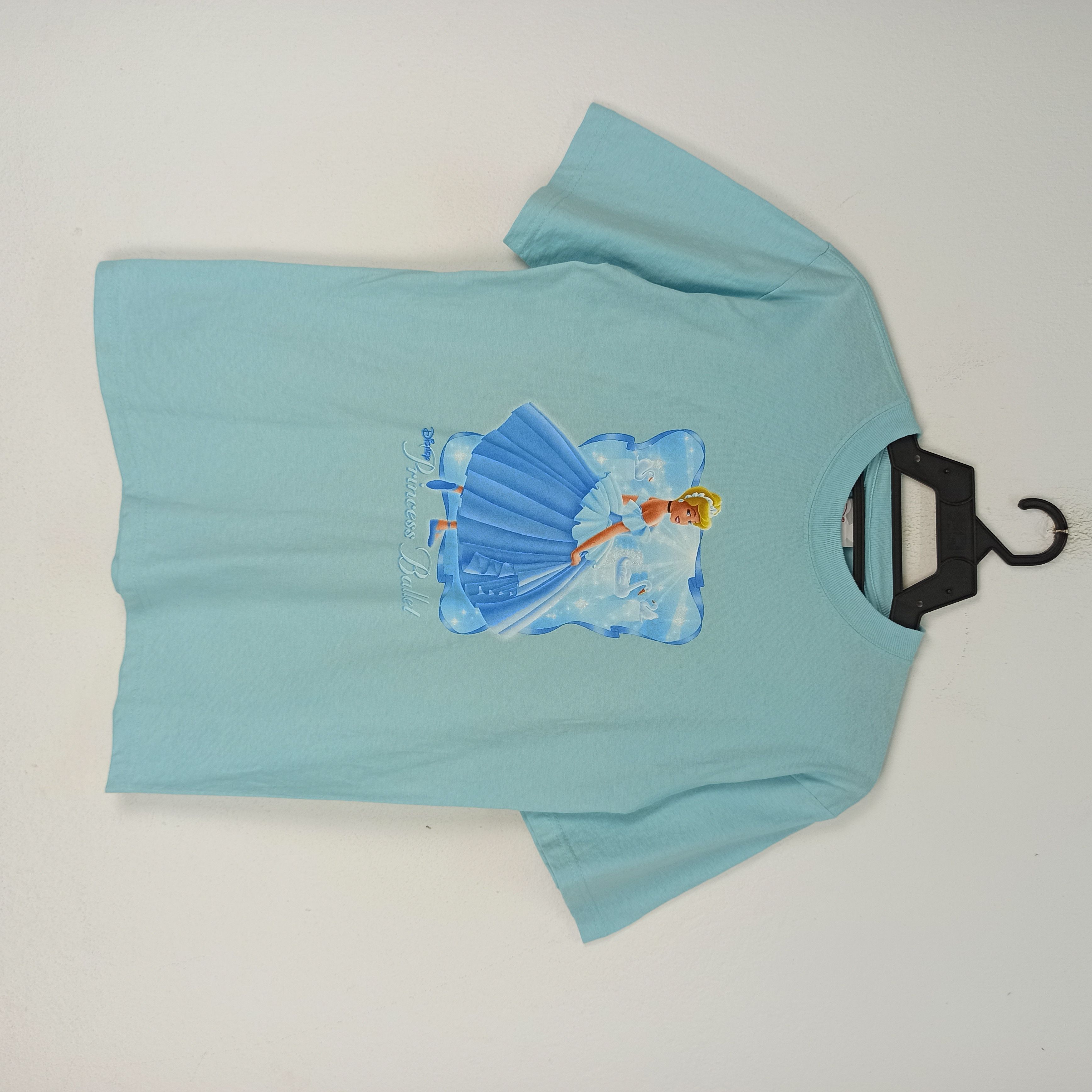 image of Cartoon Network x Disney Vintage Princess Ballet By Disney Store Tshirt For Ladies in Blue, Women's