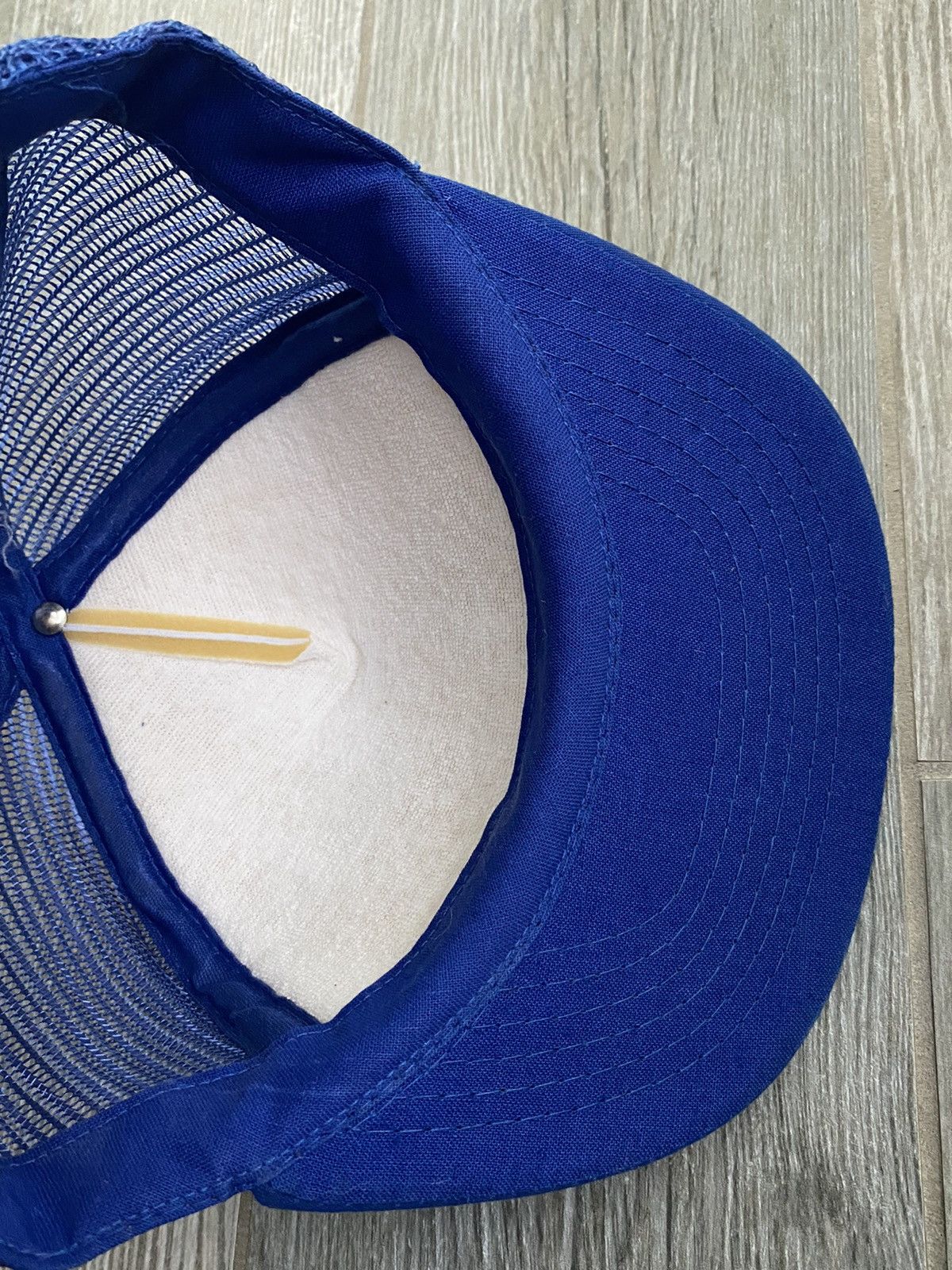 Pepsi × Vintage 1980s Pepsi Cola Vintage Blue White Screenprint Snapback Hat Size ONE SIZE - 3 Thumbnail