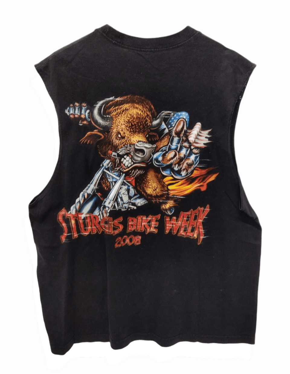 Vintage Vintage STURGIS Bike Week Sleeveless Size US XL / EU 56 / 4 - 1 Thumbnail