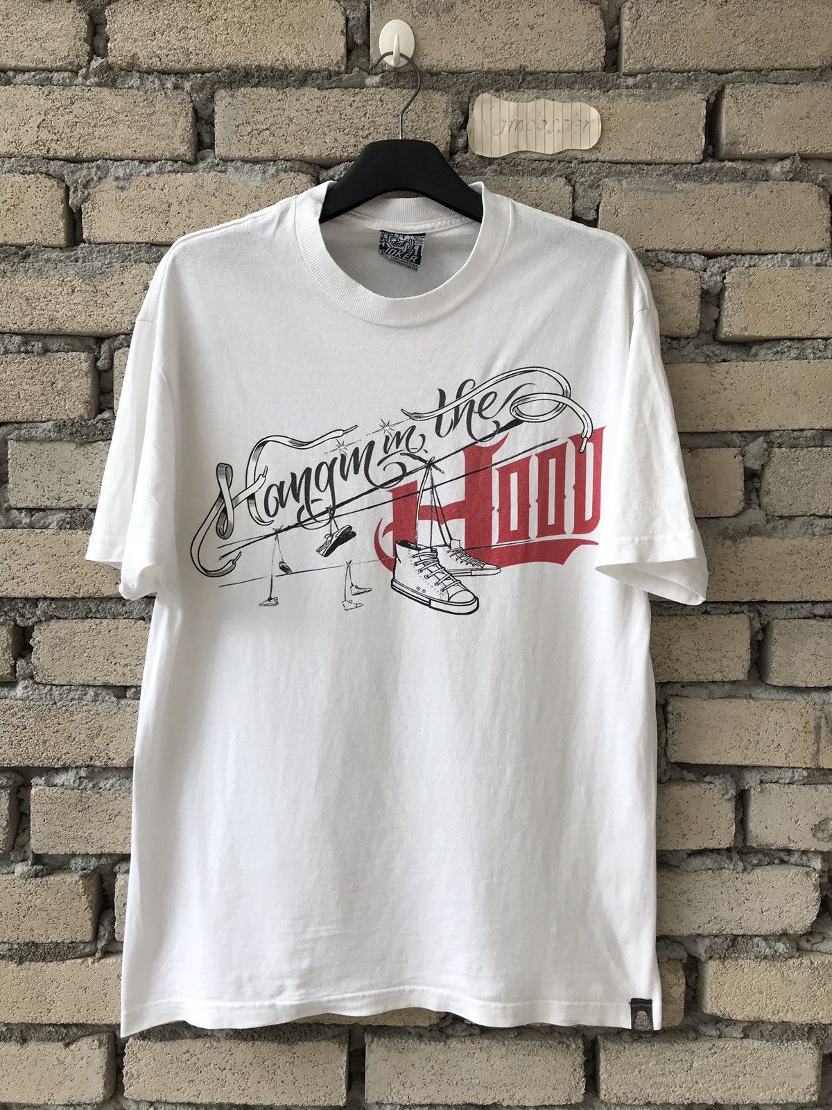Rap Tees Joker Streetwear Hangin In The Hood USA Hip Hop Style Size US M / EU 48-50 / 2 - 1 Thumbnail