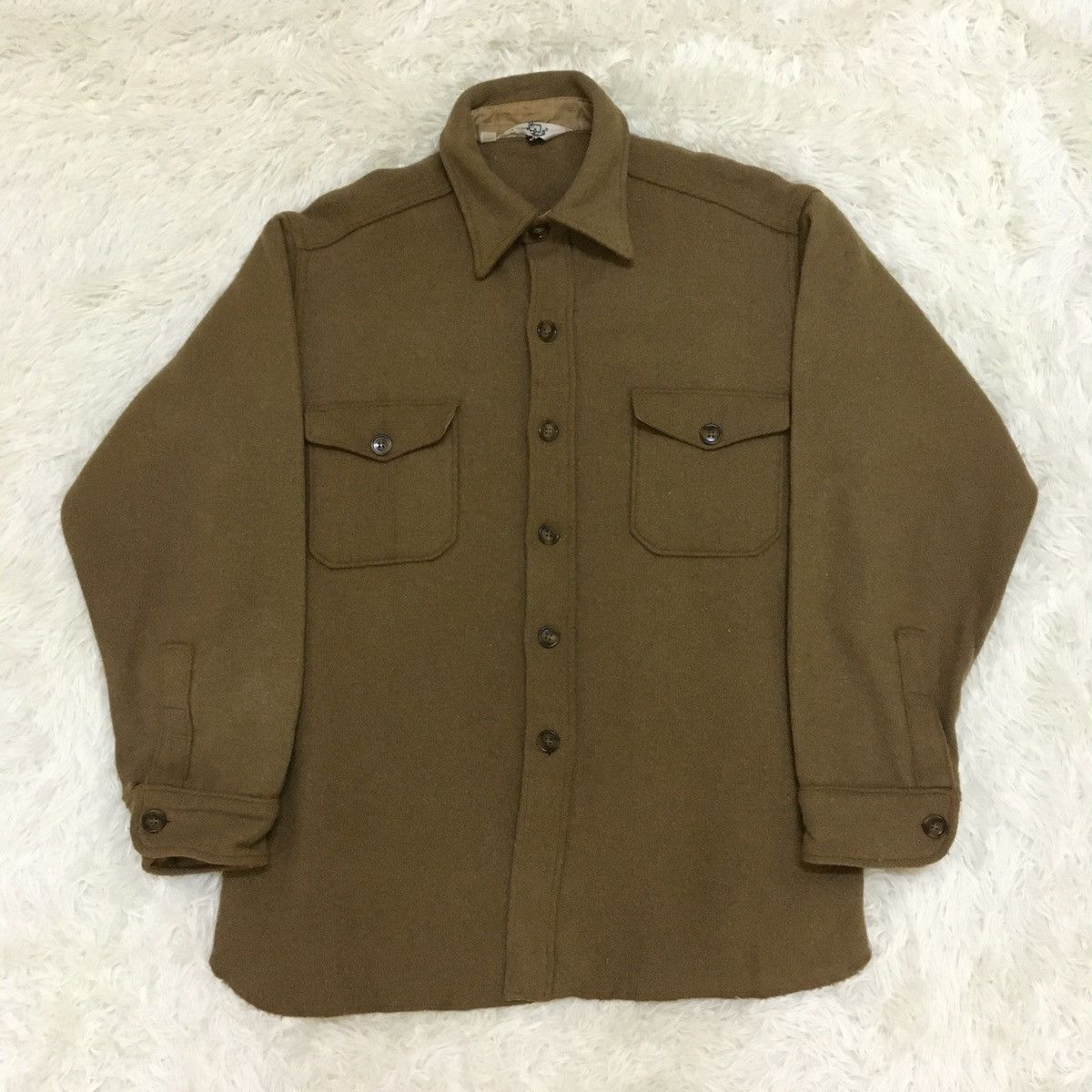 Vintage × Woolrich Woolen Mills Vintage Woolrich Chamois Shirt Size US M / EU 48-50 / 2 - 2 Thumbnail