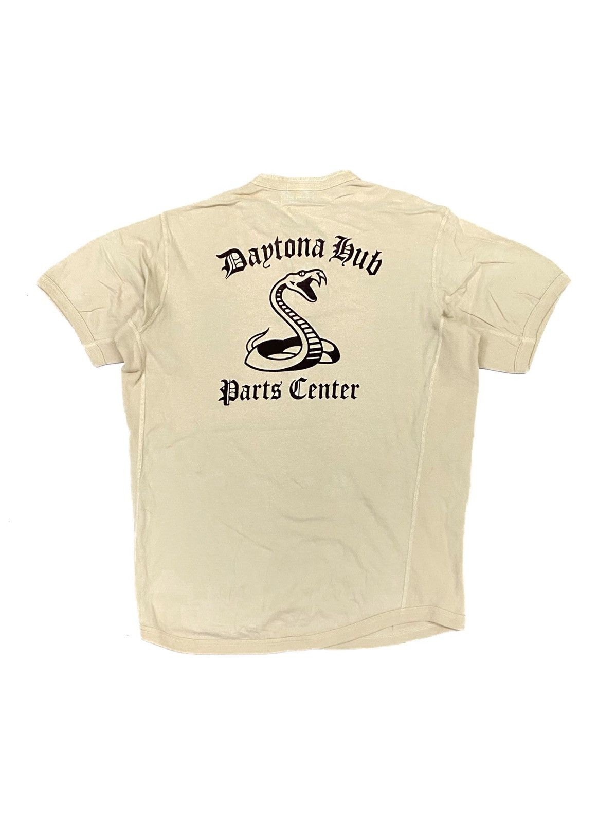 image of Daytona Hub Part Center Snake in Cream, Men's (Size Large)
