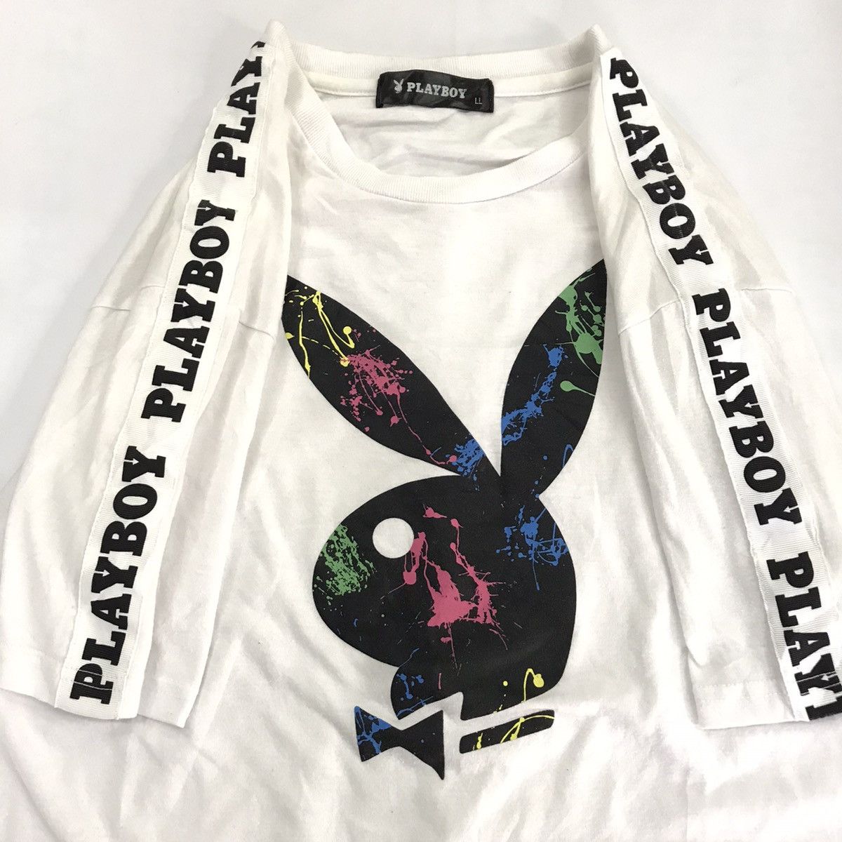 Japanese Brand × Playboy Playboy Big Logo Side Tape Tees Size US L / EU 52-54 / 3 - 2 Thumbnail