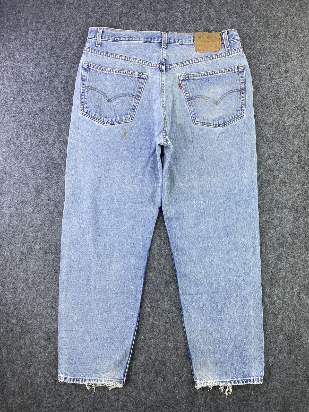 Levi's Vintage Levi's 550 Jeans Blue Wash 38x30 - J727 Size US 38 / EU 54 - 2 Thumbnail