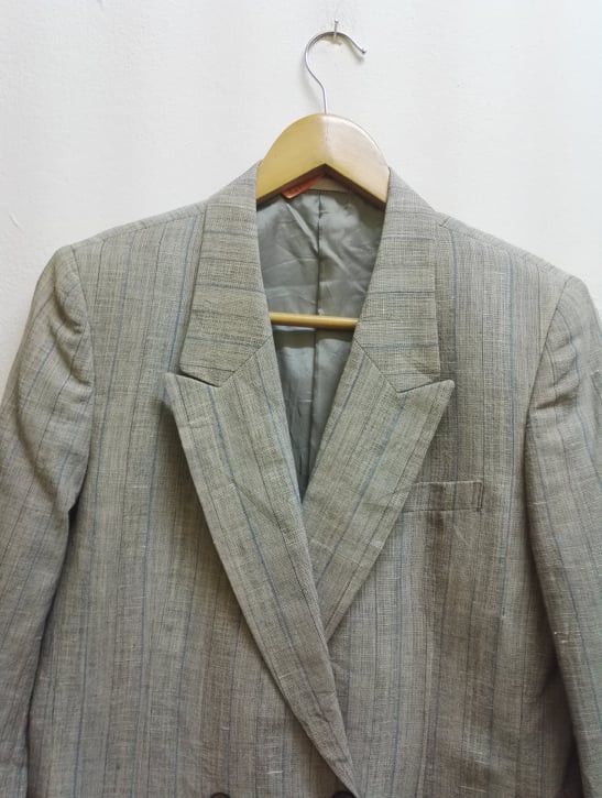 Burberry 🔥Vintage🔥 Burberry’s Blazer wool &l Lining (c28) Size 34S - 2 Thumbnail