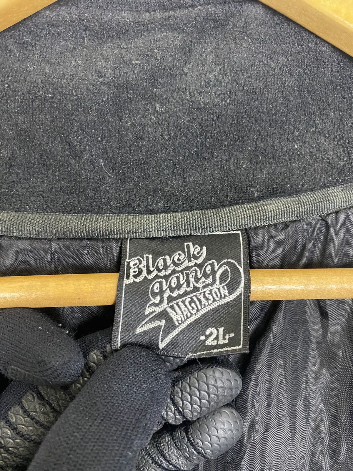 Japanese Brand STREET MOTION BLACK GANG FLEECE SWEATER-GK120 Size US XL / EU 56 / 4 - 9 Thumbnail