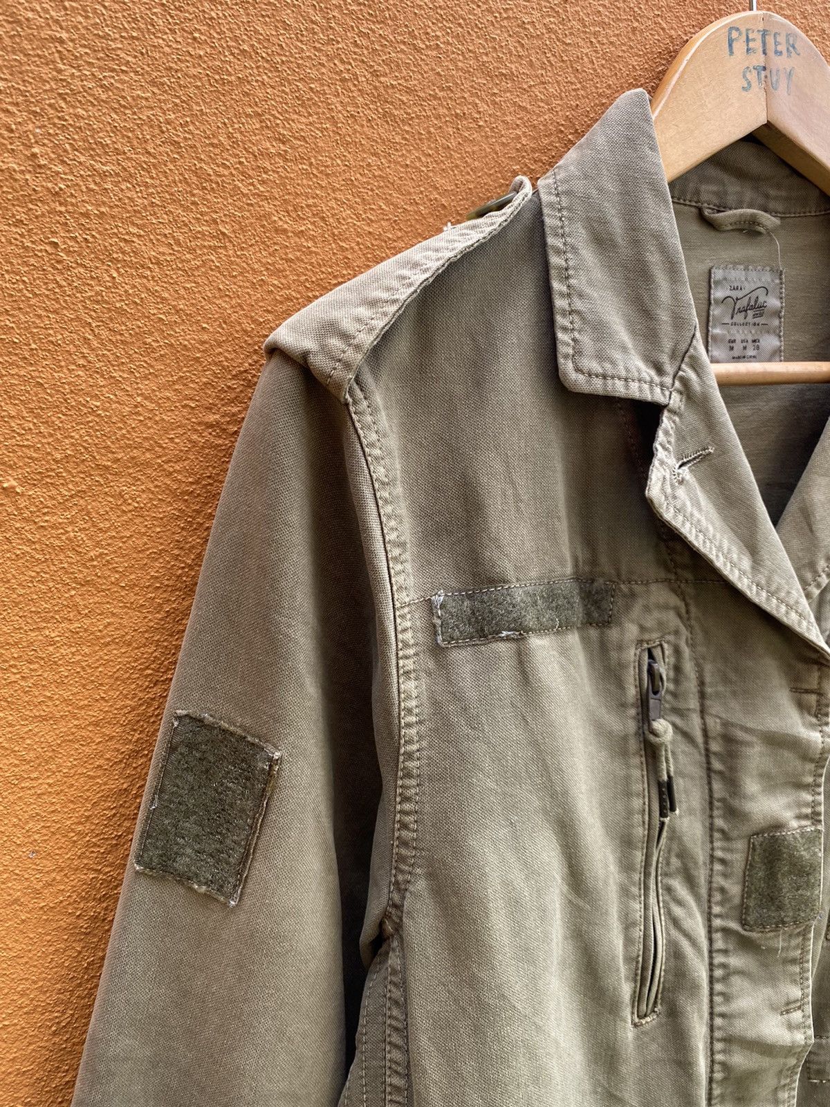 Japanese Brand × Zara ORIGINAL ZARA LIGHT JACKET FULLZIPPER ARMY STYLE DESIGN Size US M / EU 48-50 / 2 - 4 Thumbnail
