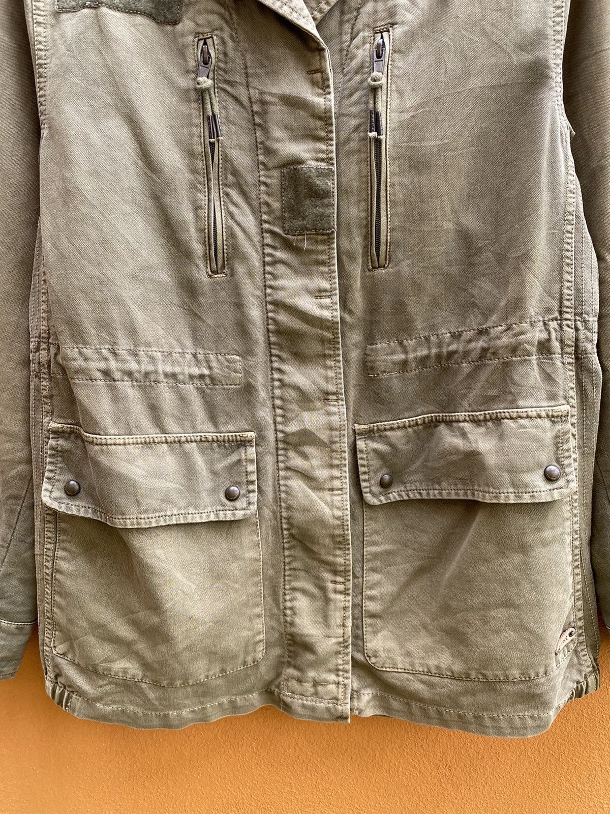 Japanese Brand × Zara ORIGINAL ZARA LIGHT JACKET FULLZIPPER ARMY STYLE DESIGN Size US M / EU 48-50 / 2 - 3 Thumbnail