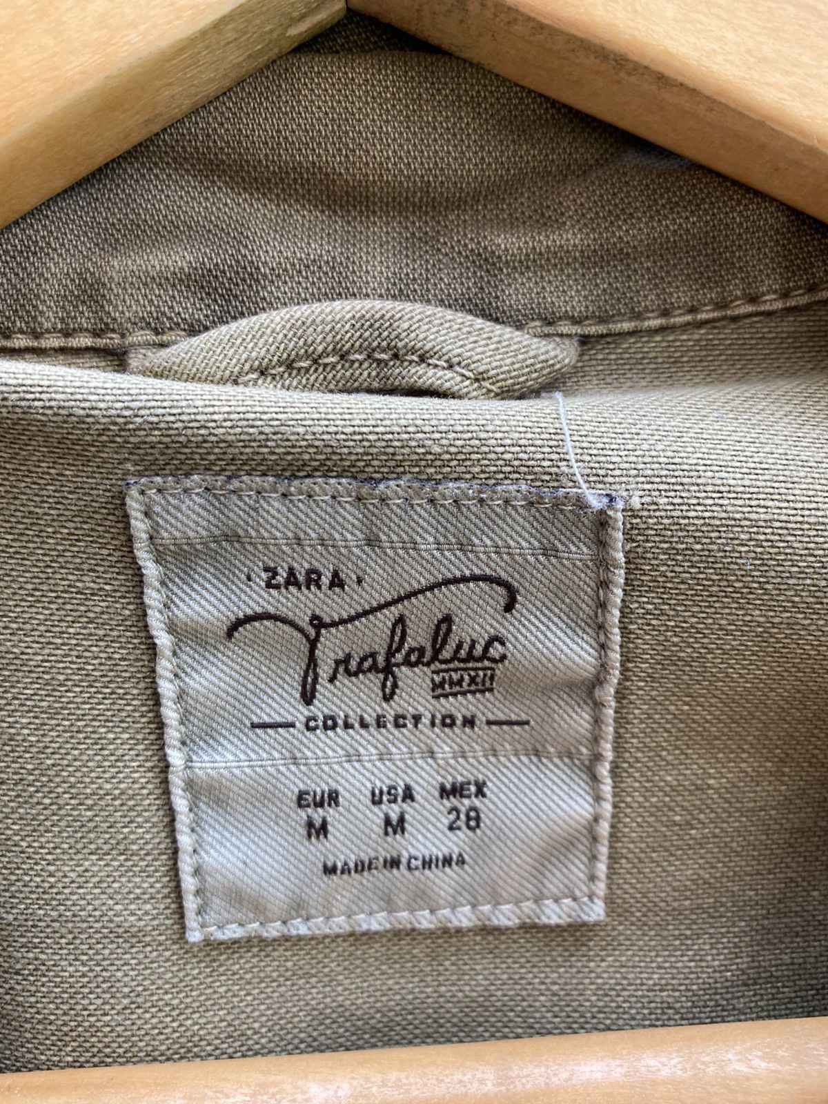 Japanese Brand × Zara ORIGINAL ZARA LIGHT JACKET FULLZIPPER ARMY STYLE DESIGN Size US M / EU 48-50 / 2 - 6 Thumbnail
