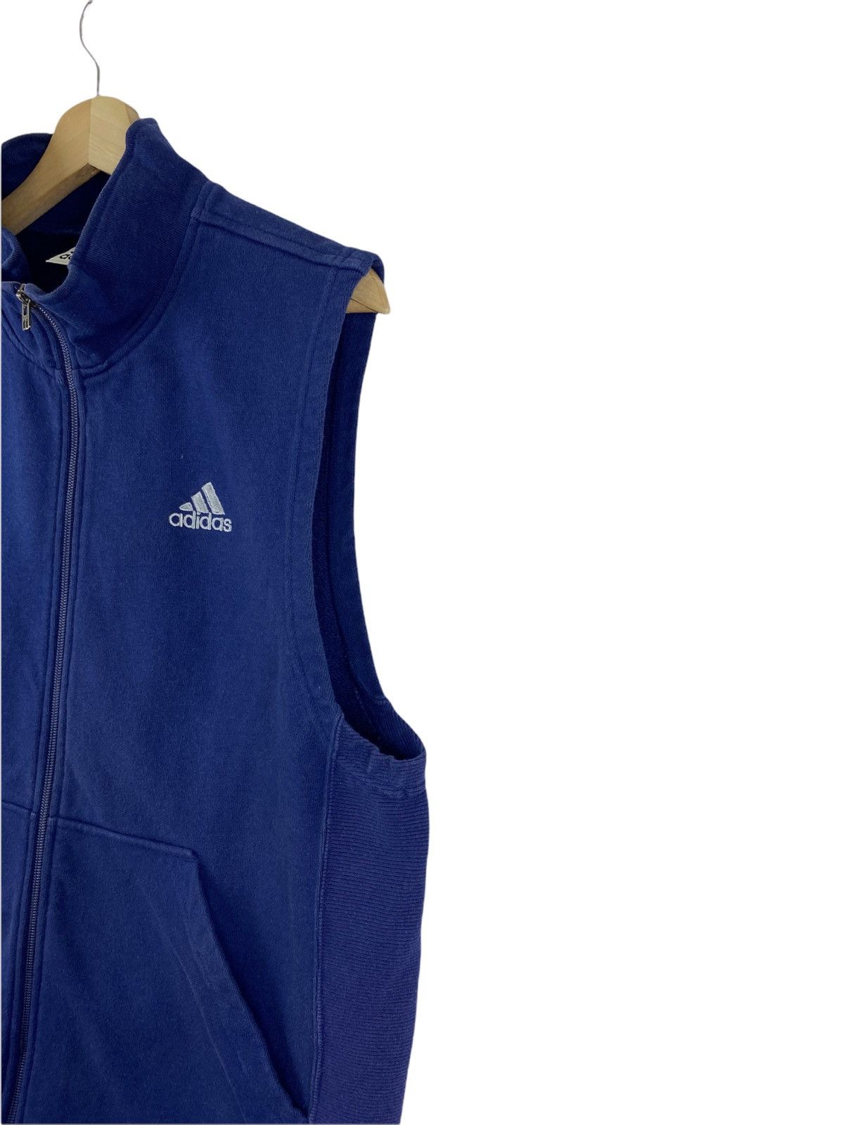 Adidas Vintage Adidas zipper vest Size US L / EU 52-54 / 3 - 4 Thumbnail