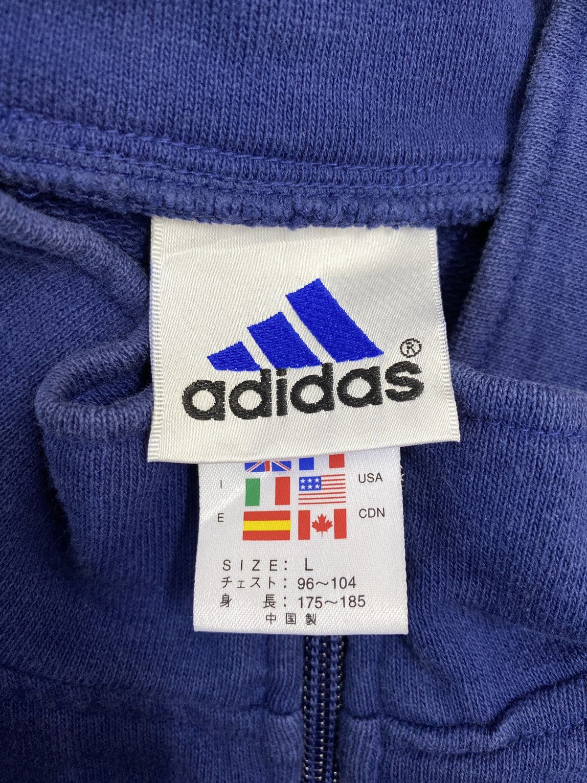 Adidas Vintage Adidas zipper vest Size US L / EU 52-54 / 3 - 10 Thumbnail
