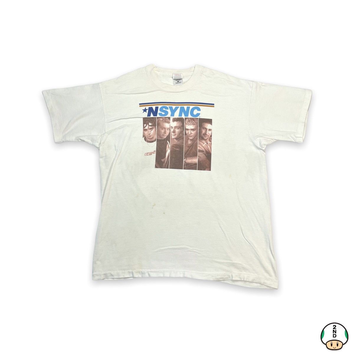 Vintage 1998 NSYNC T Shirt XL Double Sided Graphic Tour Tee