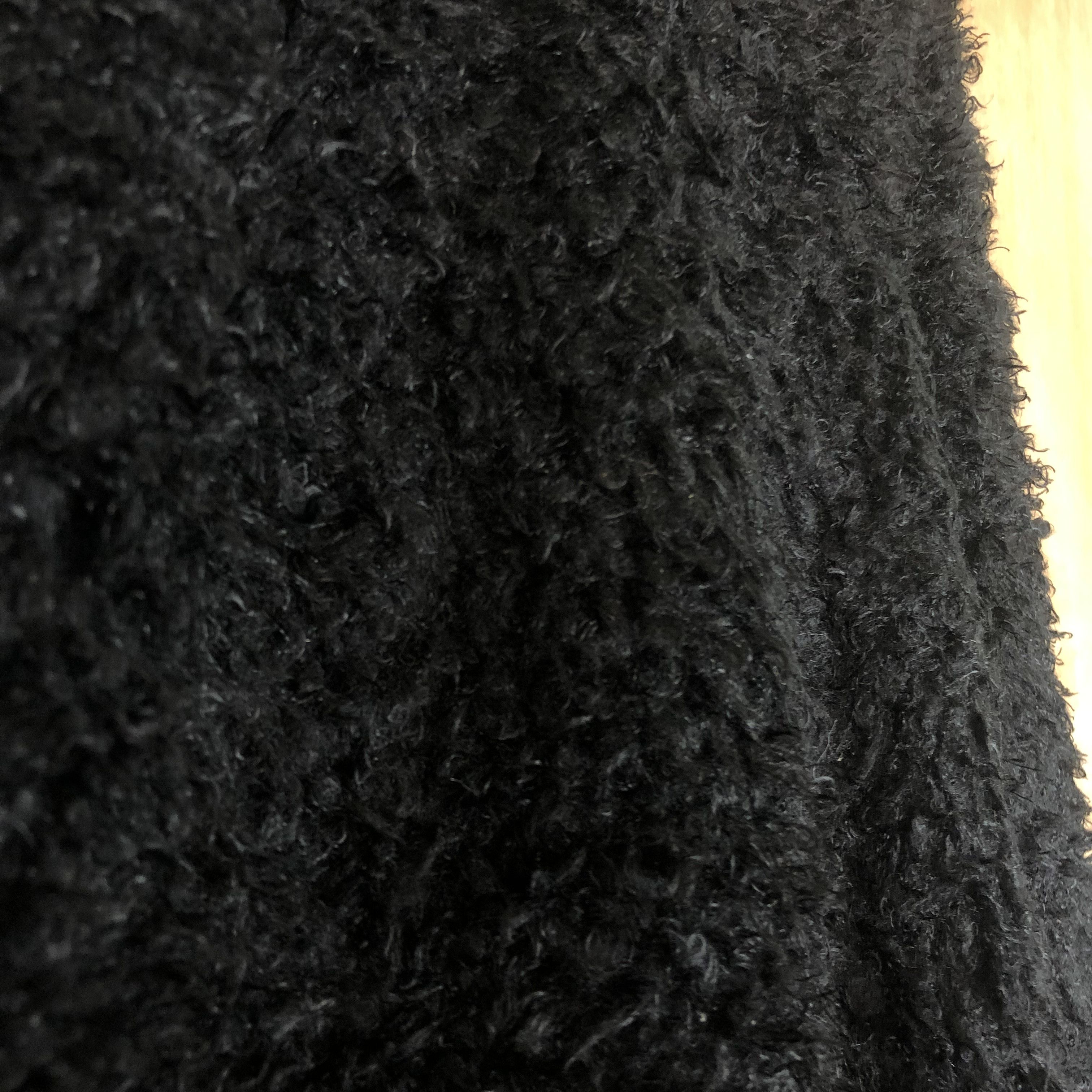 Homespun Knitwear × Japanese Brand DLL A Little Emotion Black fur MOhair shaggy Knitwear #c059 Size S / US 4 / IT 40 - 8 Thumbnail