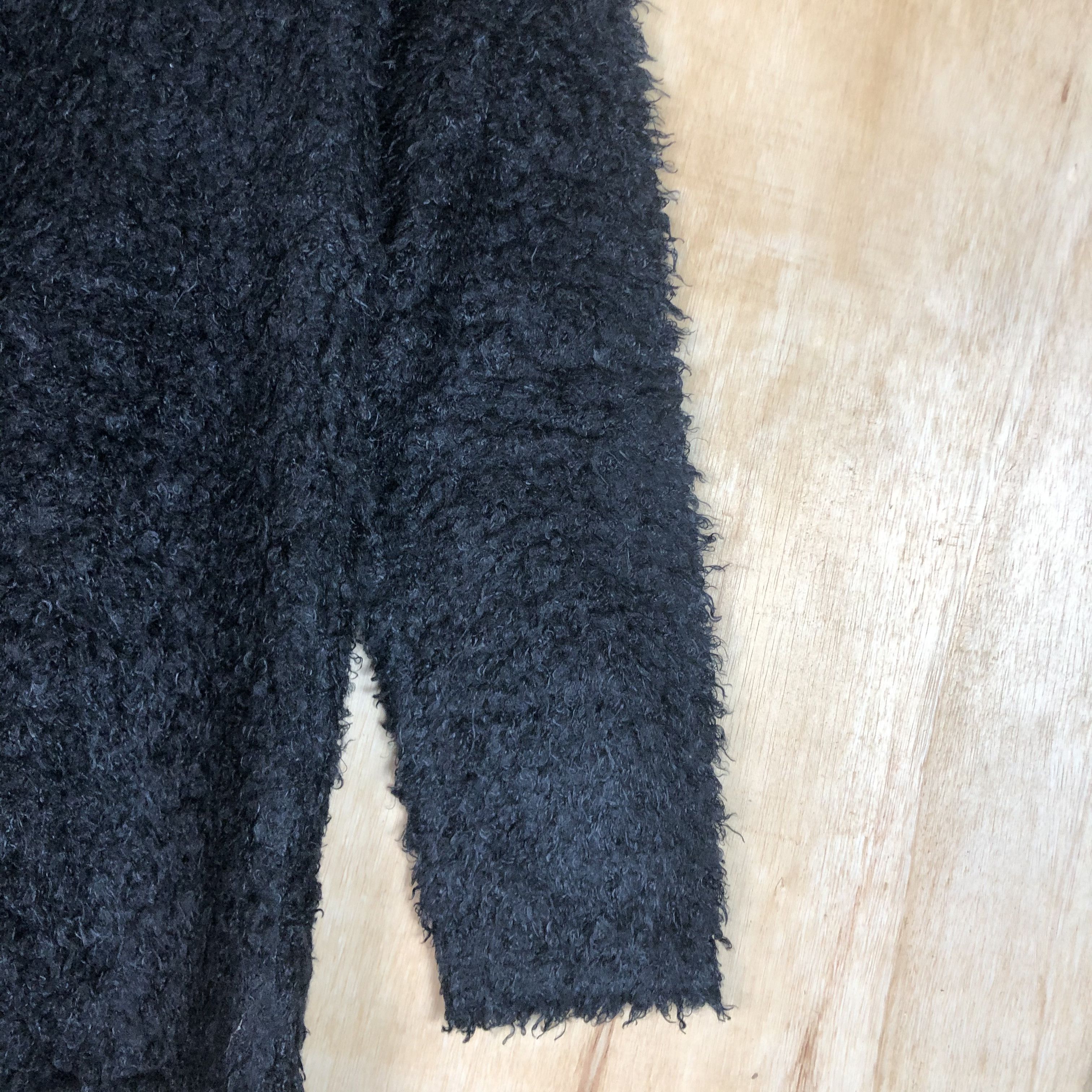 Homespun Knitwear × Japanese Brand DLL A Little Emotion Black fur MOhair shaggy Knitwear #c059 Size S / US 4 / IT 40 - 5 Thumbnail