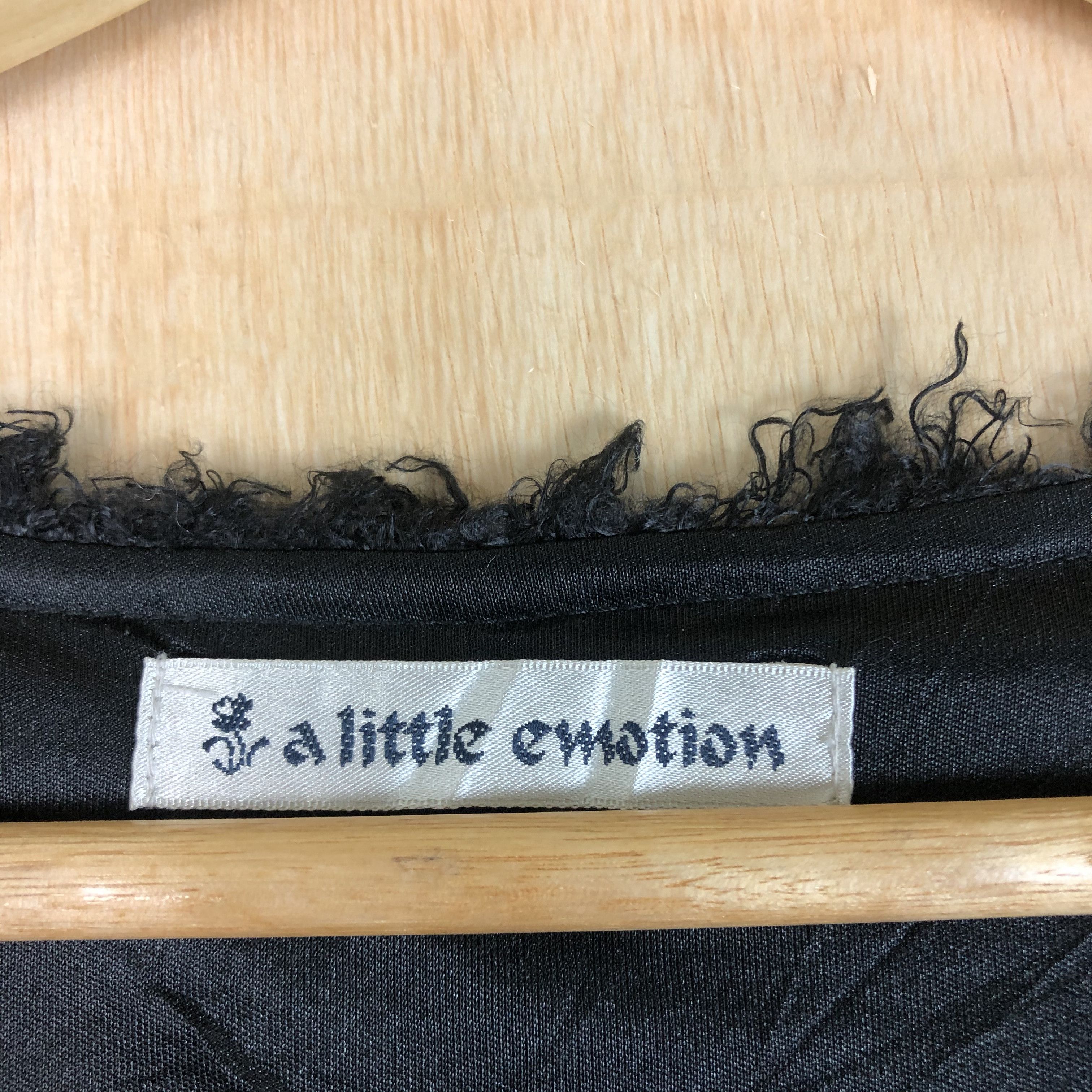 Homespun Knitwear × Japanese Brand DLL A Little Emotion Black fur MOhair shaggy Knitwear #c059 Size S / US 4 / IT 40 - 10 Thumbnail
