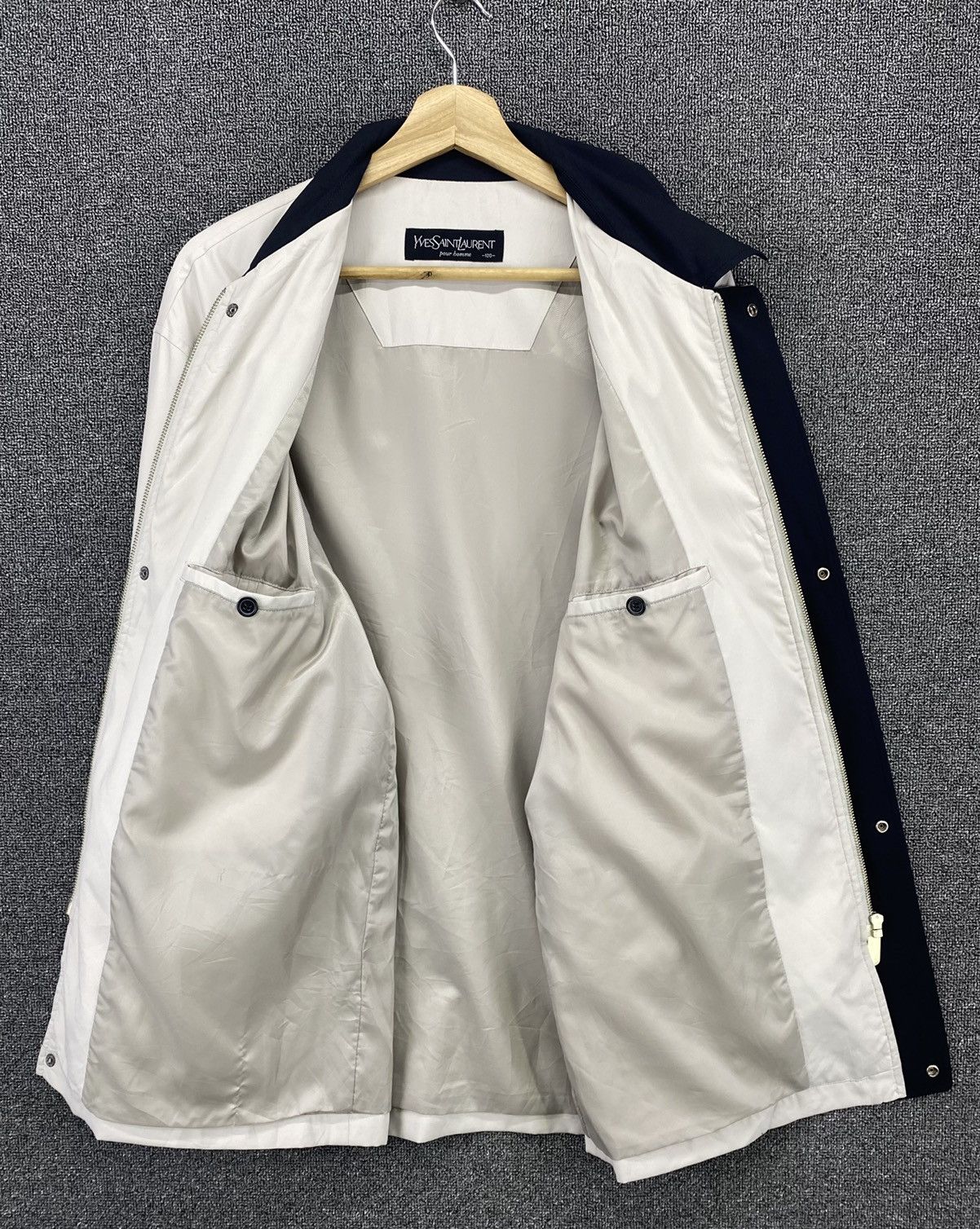 Vintage Vintage Yves Saint Laurent x Ysl Pour Homme Jacket Size US L / EU 52-54 / 3 - 6 Thumbnail