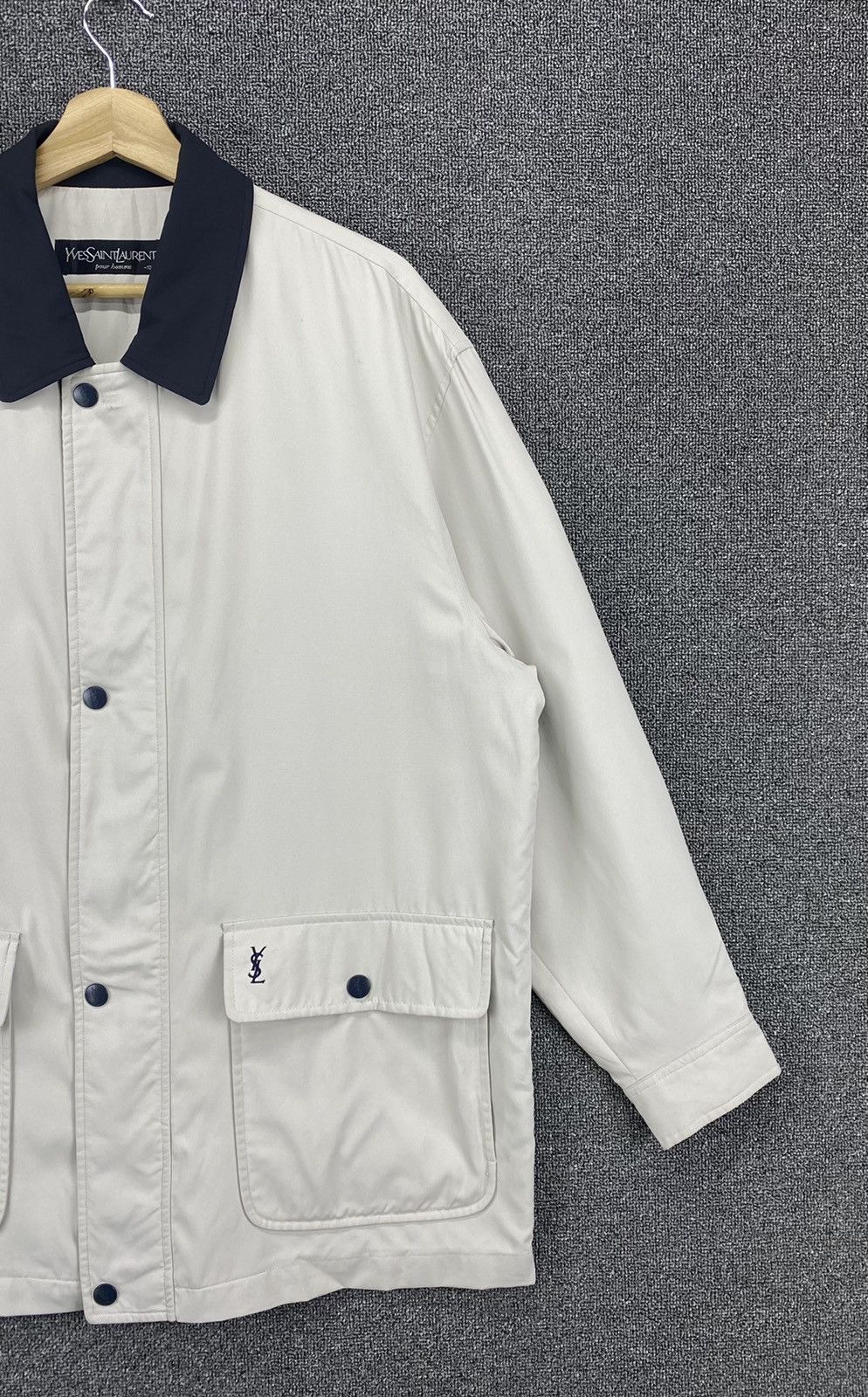 Vintage Vintage Yves Saint Laurent x Ysl Pour Homme Jacket Size US L / EU 52-54 / 3 - 4 Thumbnail