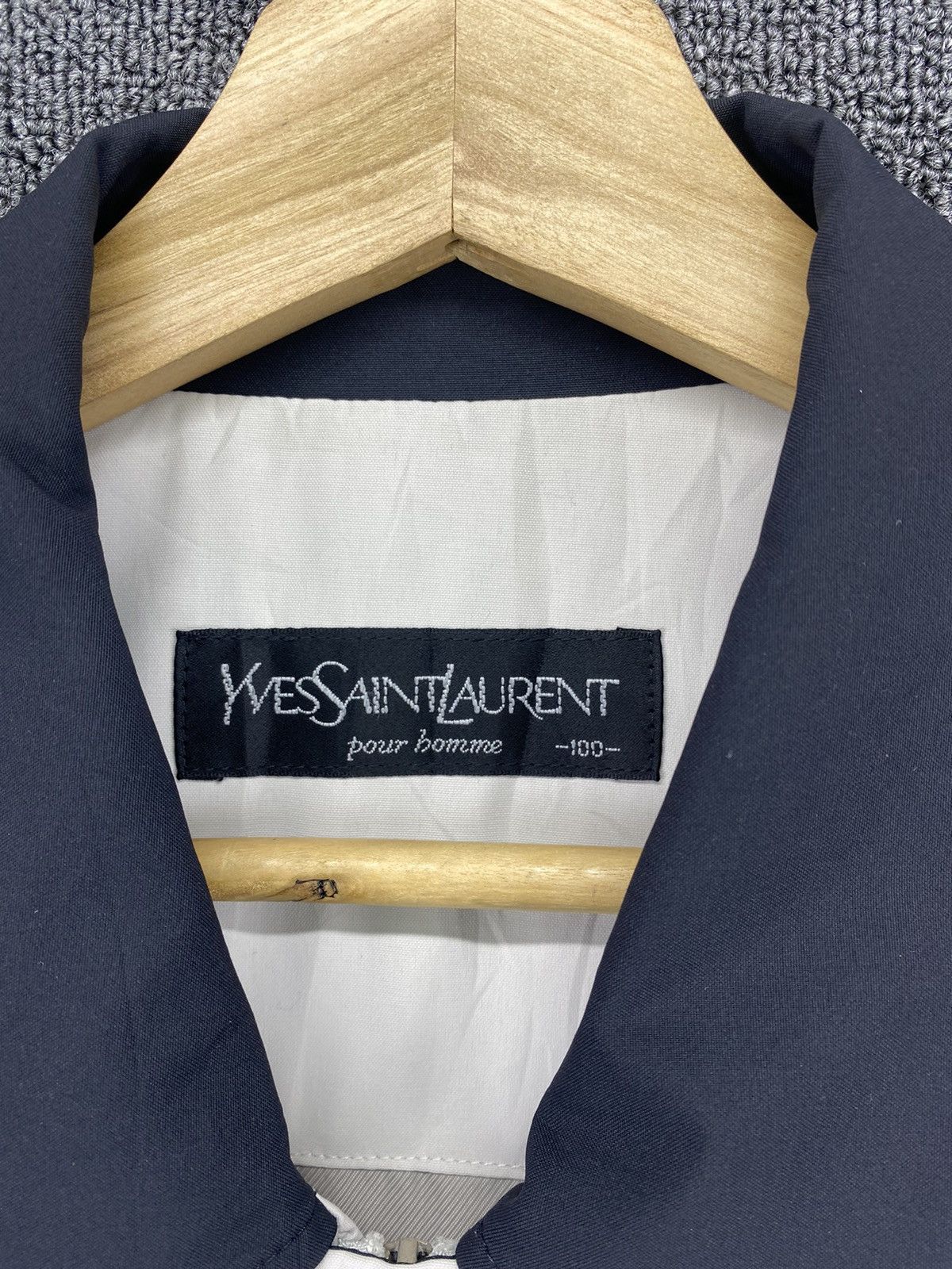 Vintage Vintage Yves Saint Laurent x Ysl Pour Homme Jacket Size US L / EU 52-54 / 3 - 10 Thumbnail