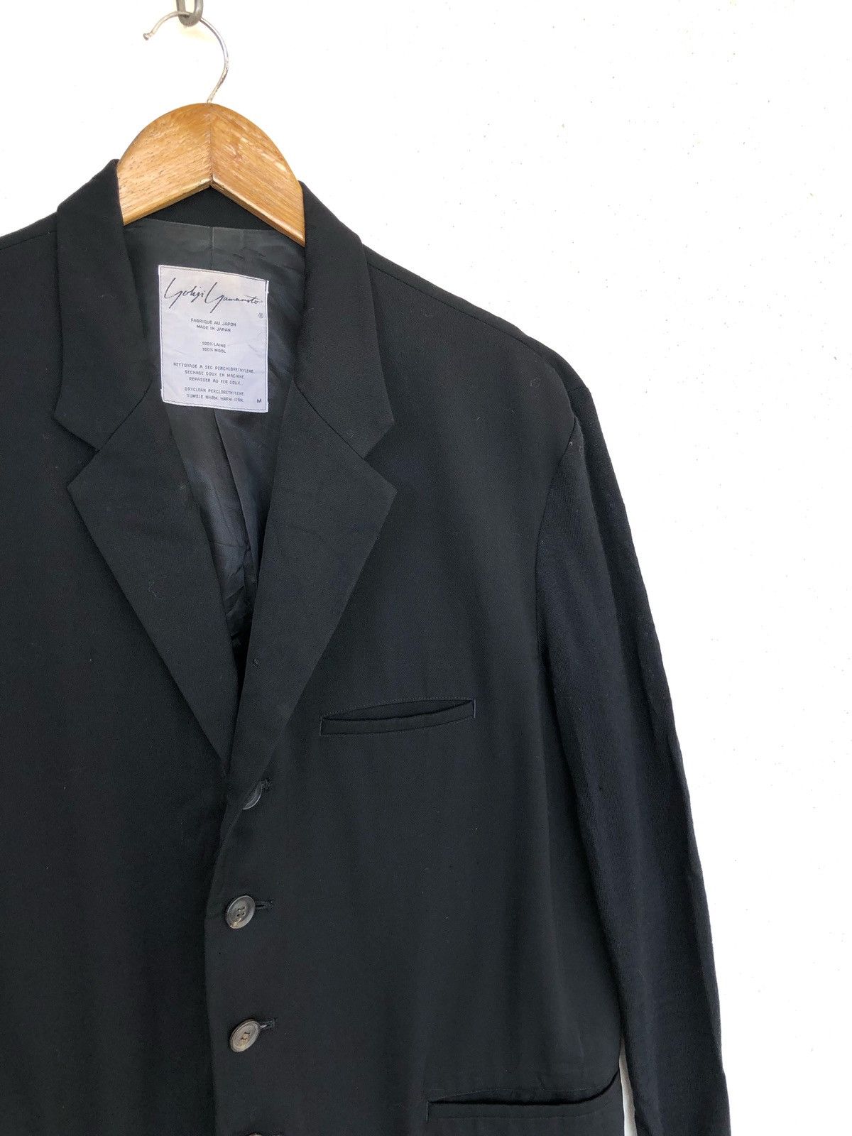 Yohji Yamamoto GRAIL🔥OG Yohji Yamamoto Hybrid Arm Wool Overcoat Size US M / EU 48-50 / 2 - 3 Thumbnail