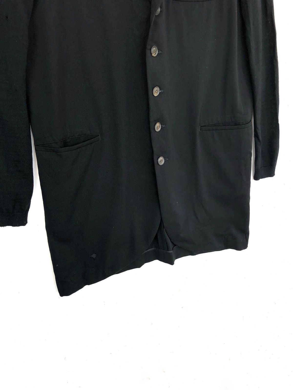 Yohji Yamamoto GRAIL🔥OG Yohji Yamamoto Hybrid Arm Wool Overcoat Size US M / EU 48-50 / 2 - 4 Thumbnail
