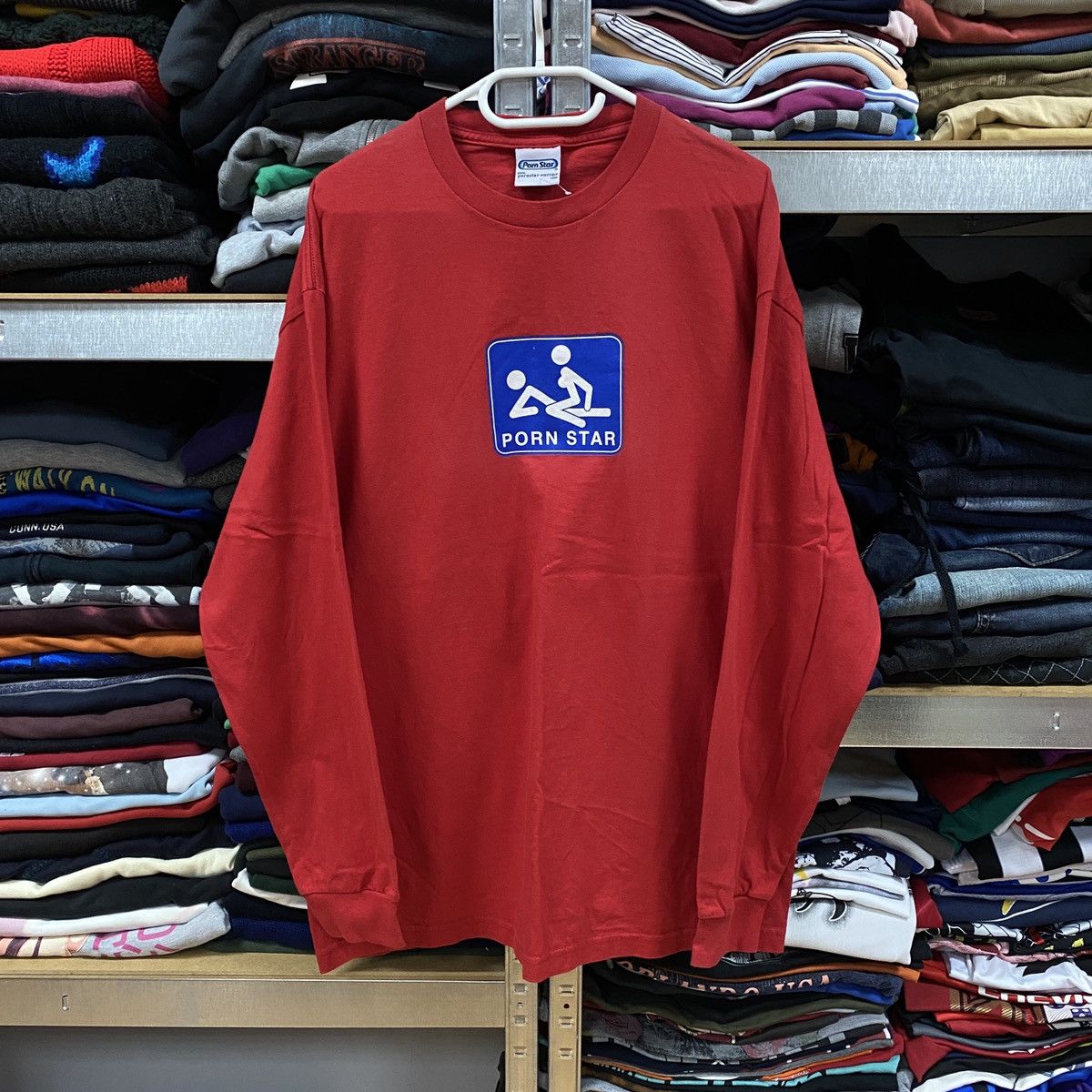 Vintage PORN STAR VINTAGE LONG SLEEVE TEE 90s RARE Grailed