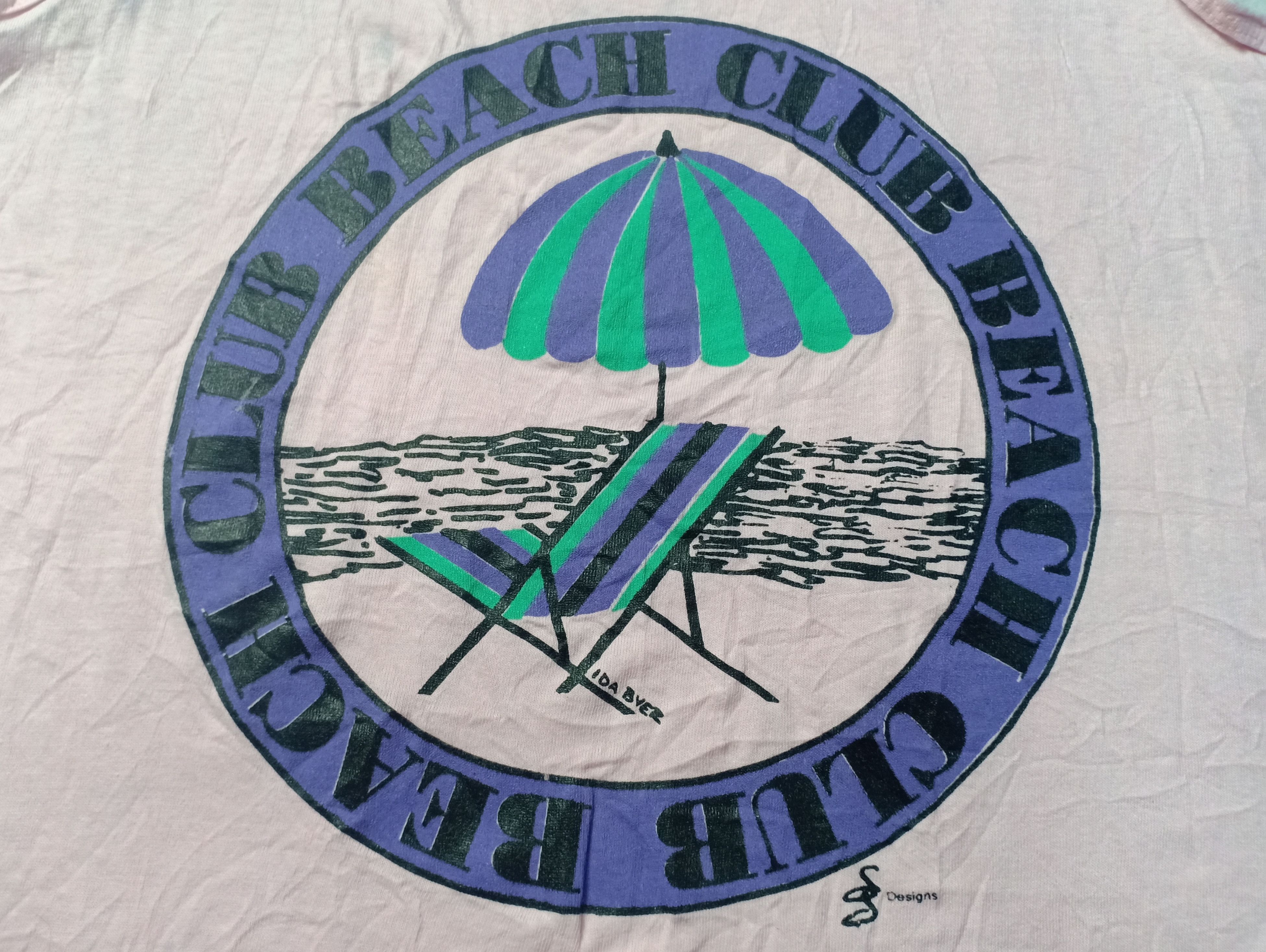 Vintage Vintage 80s Beach Club Sleeveless Stedman USA Size US M / EU 48-50 / 2 - 2 Thumbnail