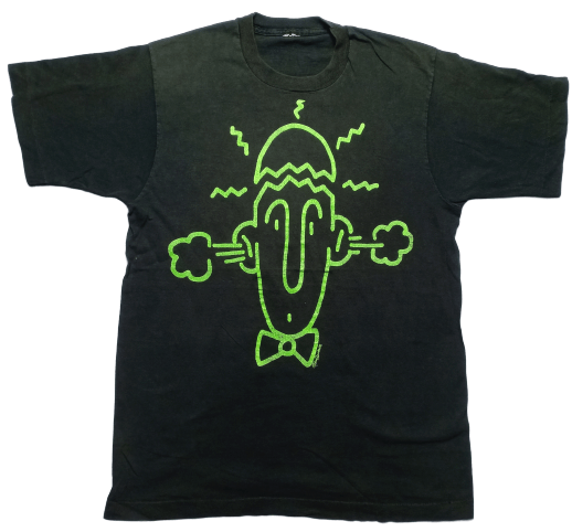 image of Comics x Made In USA Vintage Cartoon Comic Made In Usa Single Stitch in Black, Men's (Size Medium)