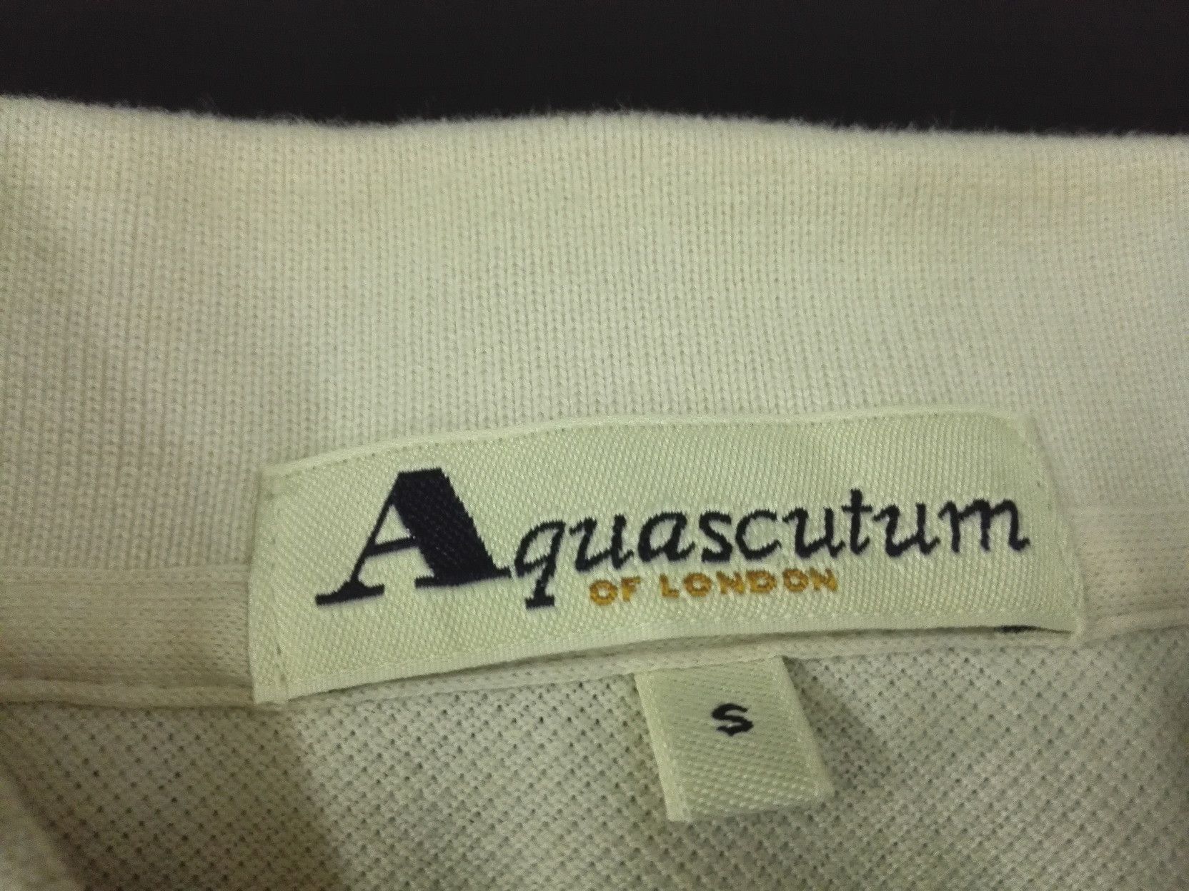 Aquascutum × Designer AQUASCUTUM OF LONDON POLO TEE SHIRT Size US S / EU 44-46 / 1 - 3 Thumbnail