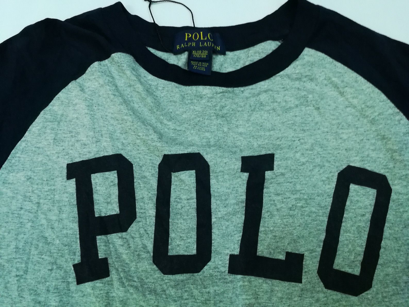 Polo Ralph Lauren POLO RALPH LAUREN SPELL OUT Logo Raglan Tee Size US M / EU 48-50 / 2 - 2 Thumbnail