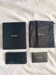 Vintage Ysl Yves Saint Laurent Dark Brown Men's Wallet * 1970's 1980's * 6 Card Slots * 2 Pockets for Bills * Clear Licence Slot * Paris