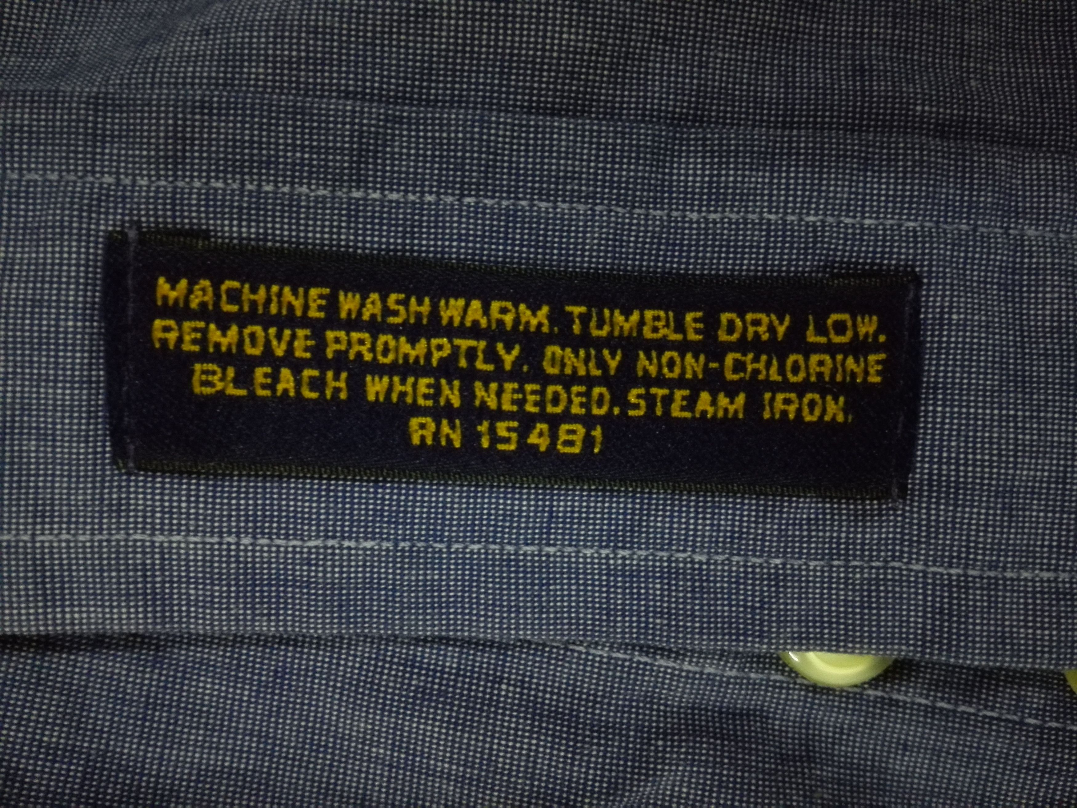 Tommy Hilfiger TOMMY HILFIGER POPUN Button Up Big Size Shirt Baggy Size US XXL / EU 58 / 5 - 2 Thumbnail