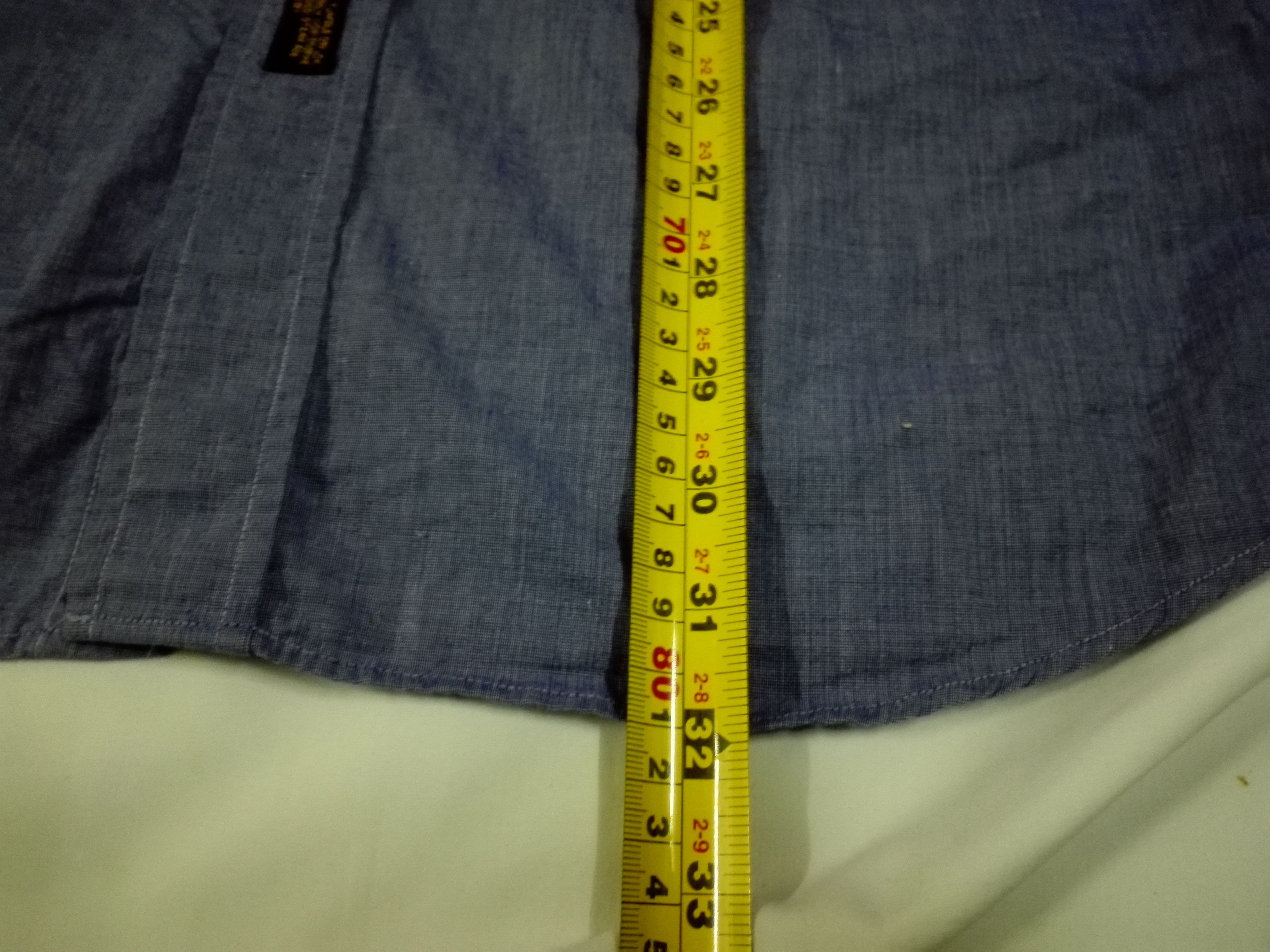 Tommy Hilfiger TOMMY HILFIGER POPUN Button Up Big Size Shirt Baggy Size US XXL / EU 58 / 5 - 5 Thumbnail