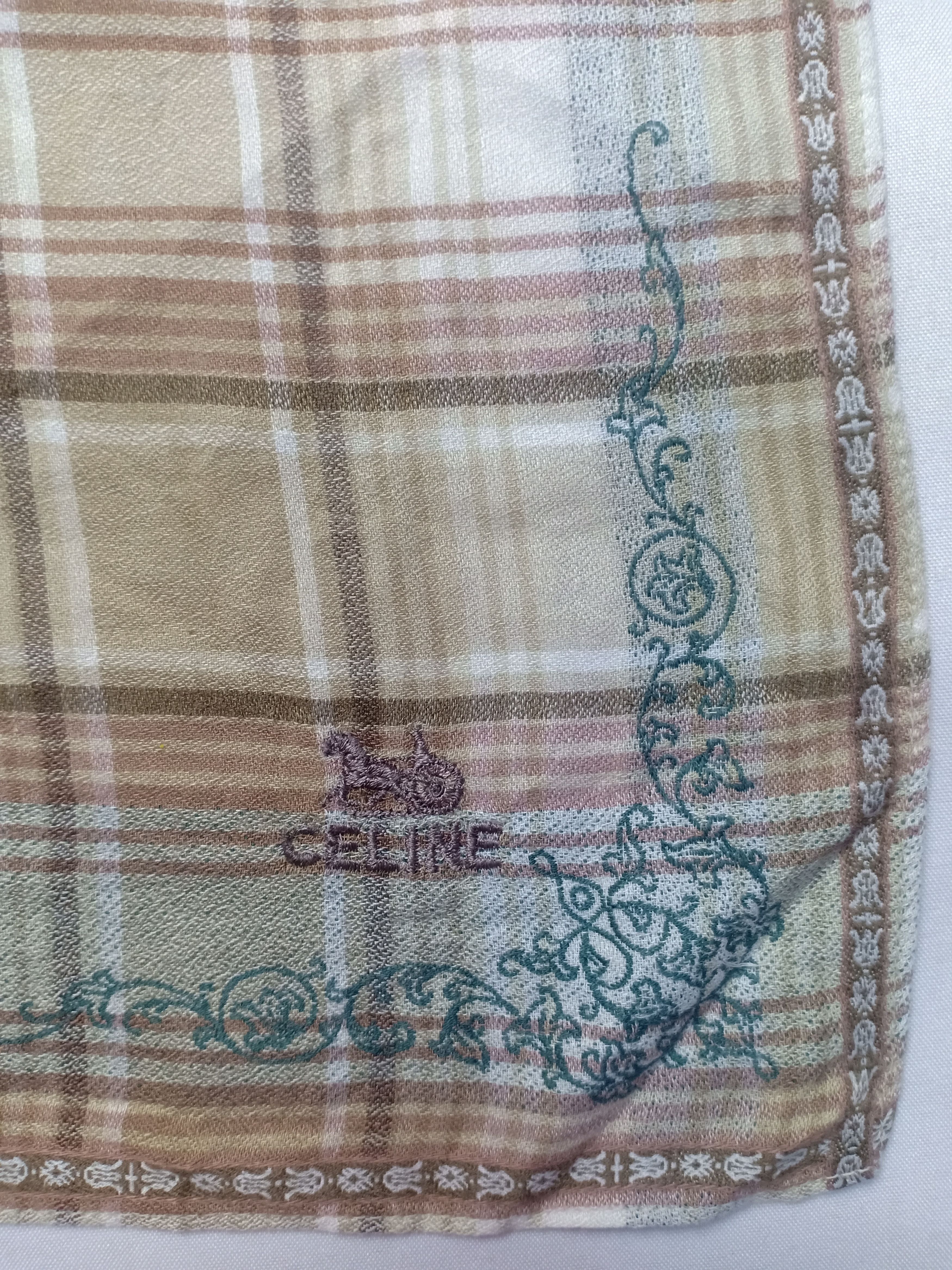 Celine Celine Bandana Pocketsquare / handkerchief / Scarf Size ONE SIZE - 1 Thumbnail