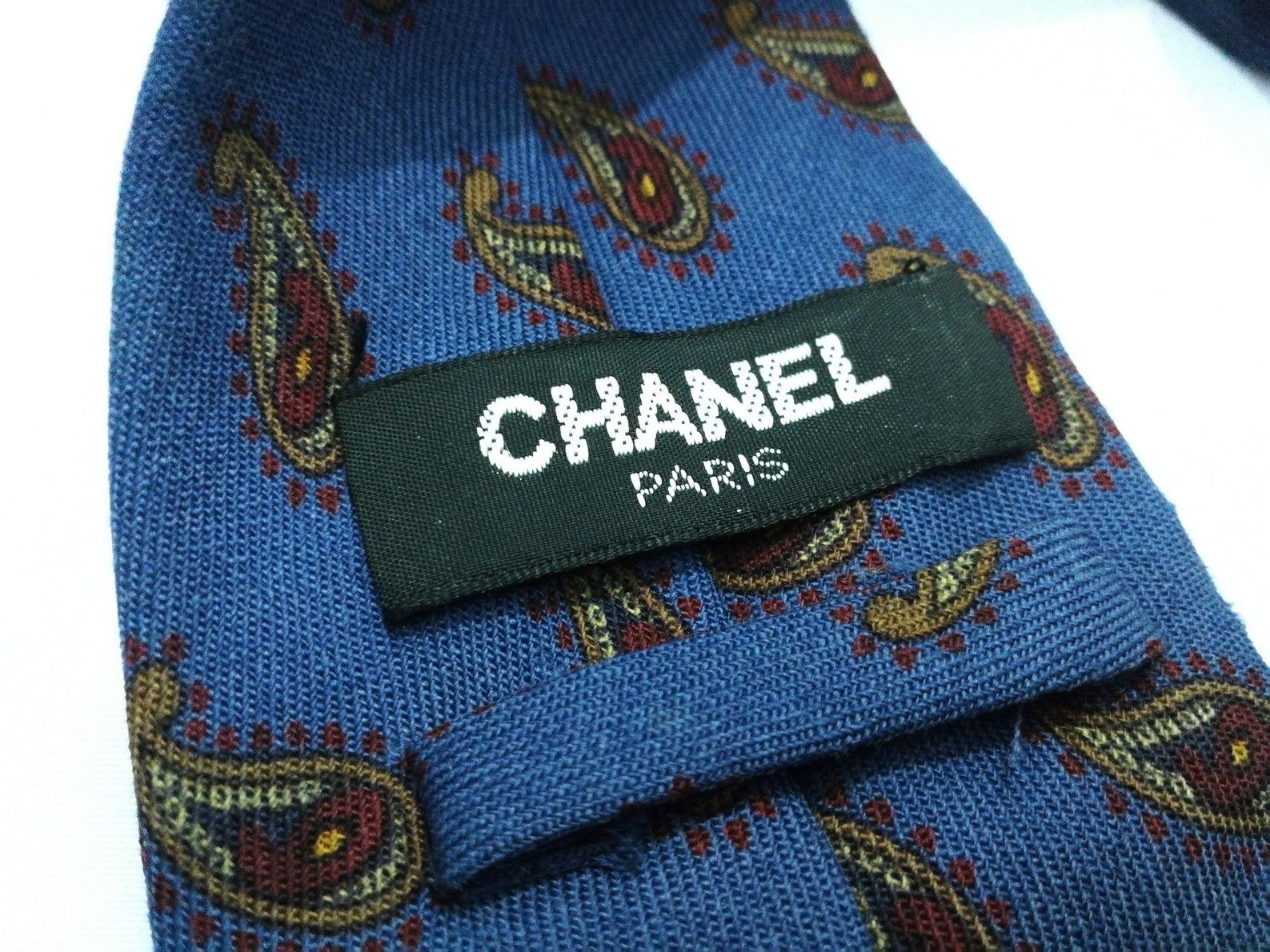 Chanel Chanel Neck Tie Paisley Size ONE SIZE - 3 Thumbnail