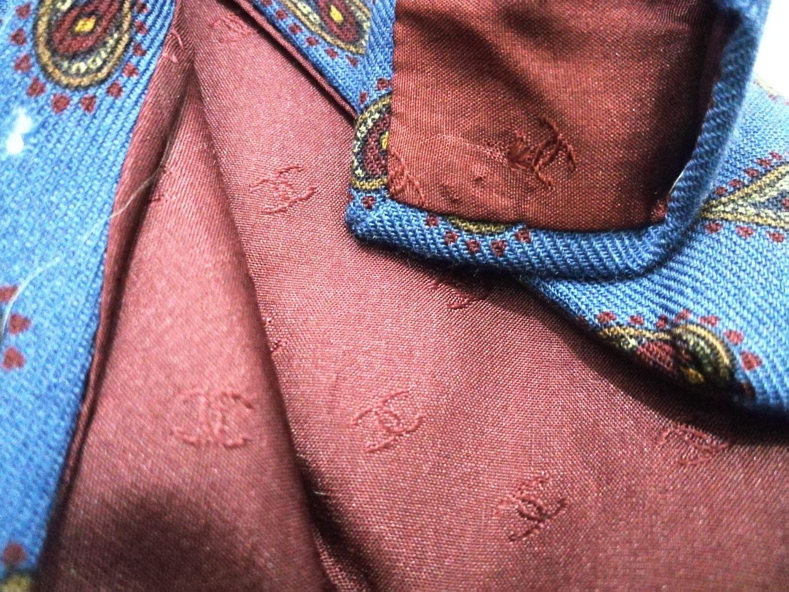 Chanel Chanel Neck Tie Paisley Size ONE SIZE - 4 Thumbnail