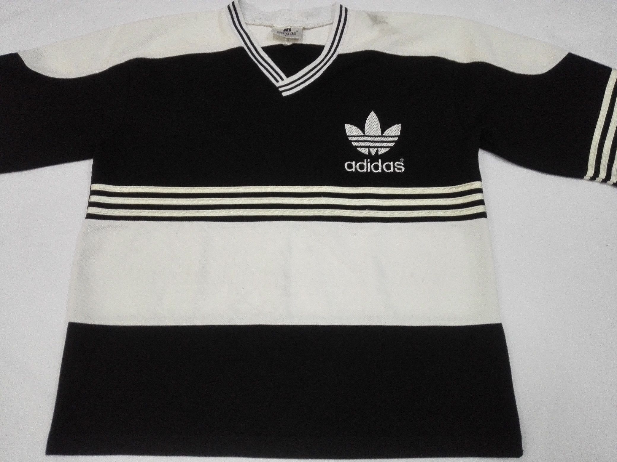 Adidas VINTAGE 90’s ADIDAS TREFOIL BIG LOGO JERSEY Size US L / EU 52-54 / 3 - 2 Thumbnail