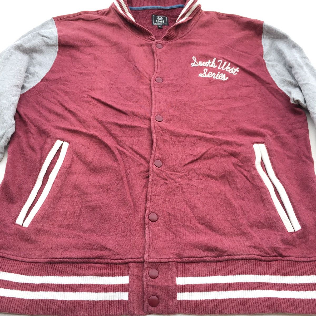Japanese Brand Beams Heart South West Series Varsity Style Size US XL / EU 56 / 4 - 3 Thumbnail