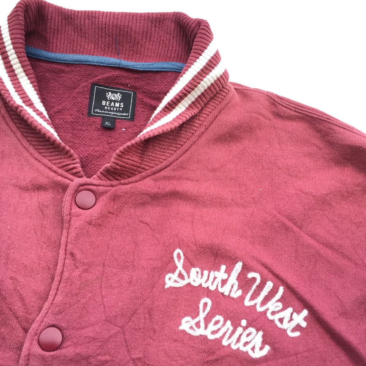 Japanese Brand Beams Heart South West Series Varsity Style Size US XL / EU 56 / 4 - 4 Thumbnail